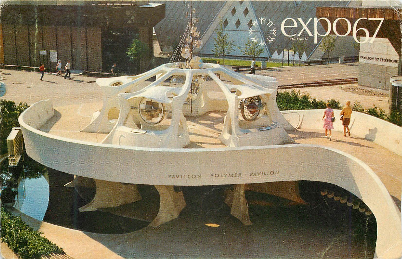 CPM Pavillon de la societe polymer Expo 67 Canada