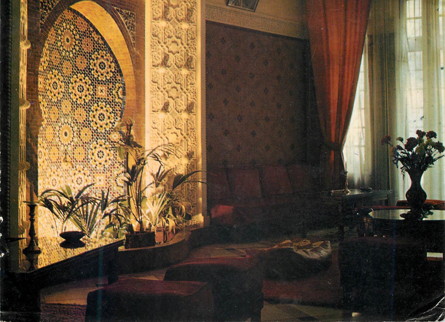 CPM Casablanca chaine hoteliere de l'office nationale des chemins de fer royaume du maroc hotel transatlantique Casablan