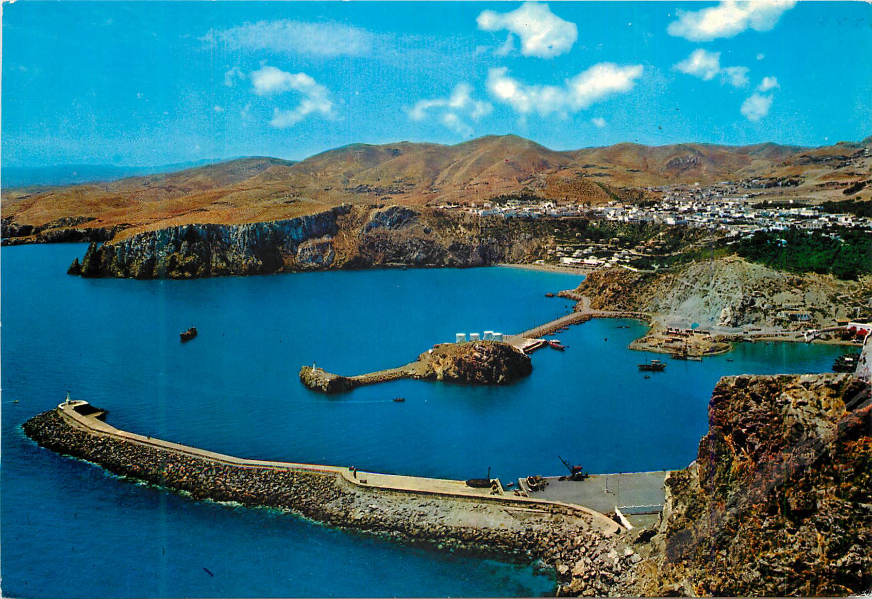 CPM El hoceima vues du port et ville