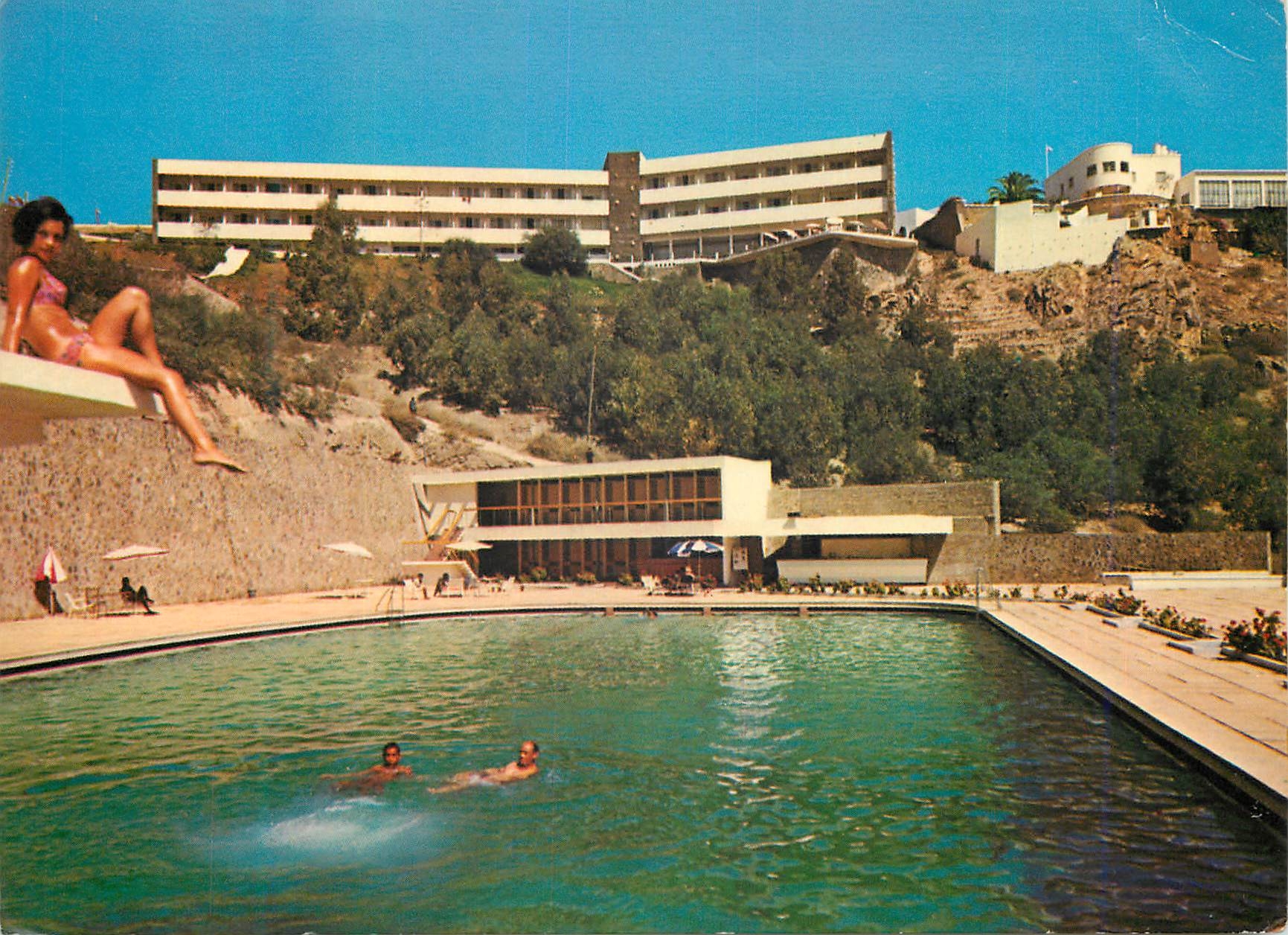 CPM El hoceima la piscine du centre balneaire
