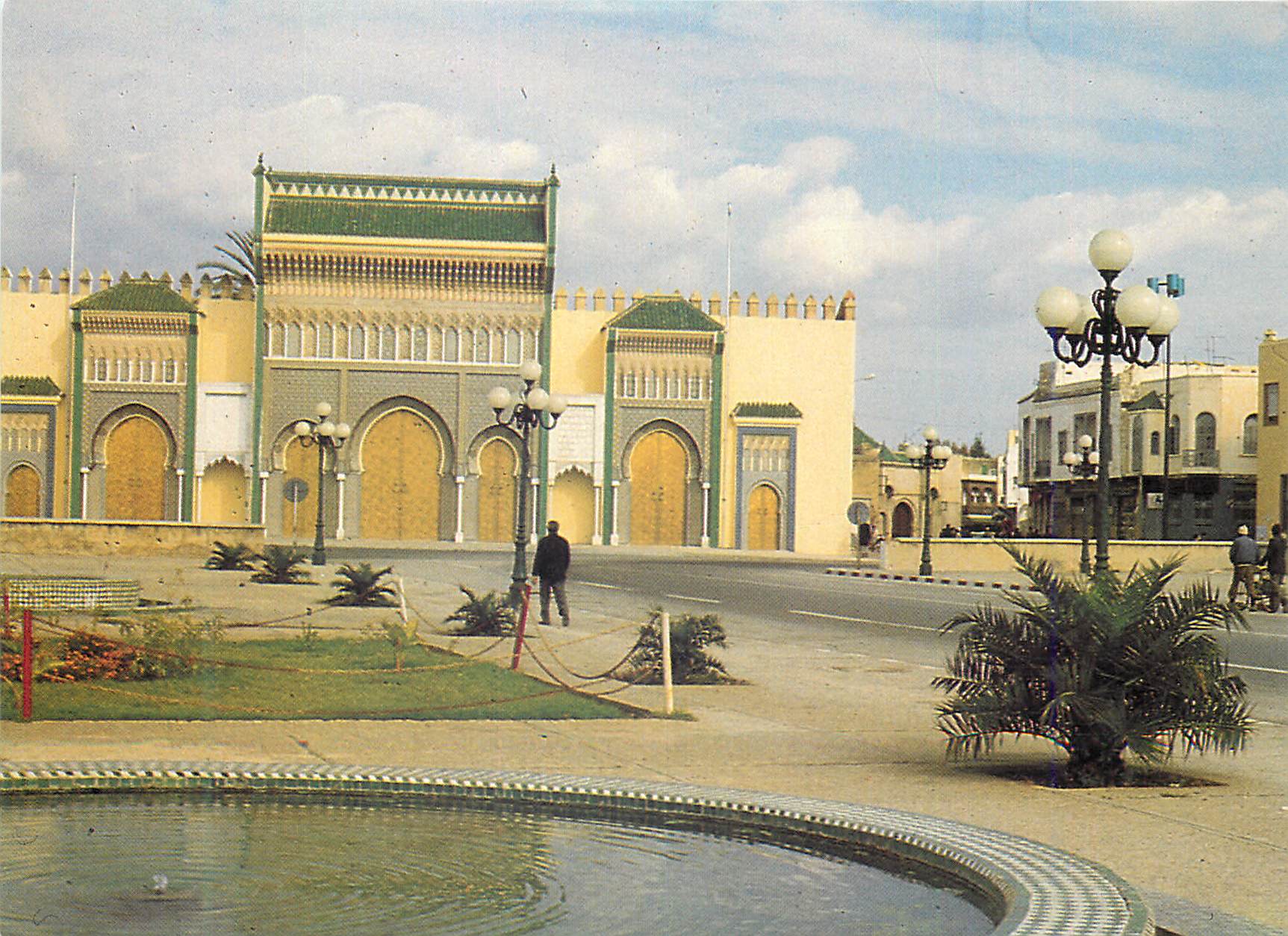 CPM Fes portes du palais royal