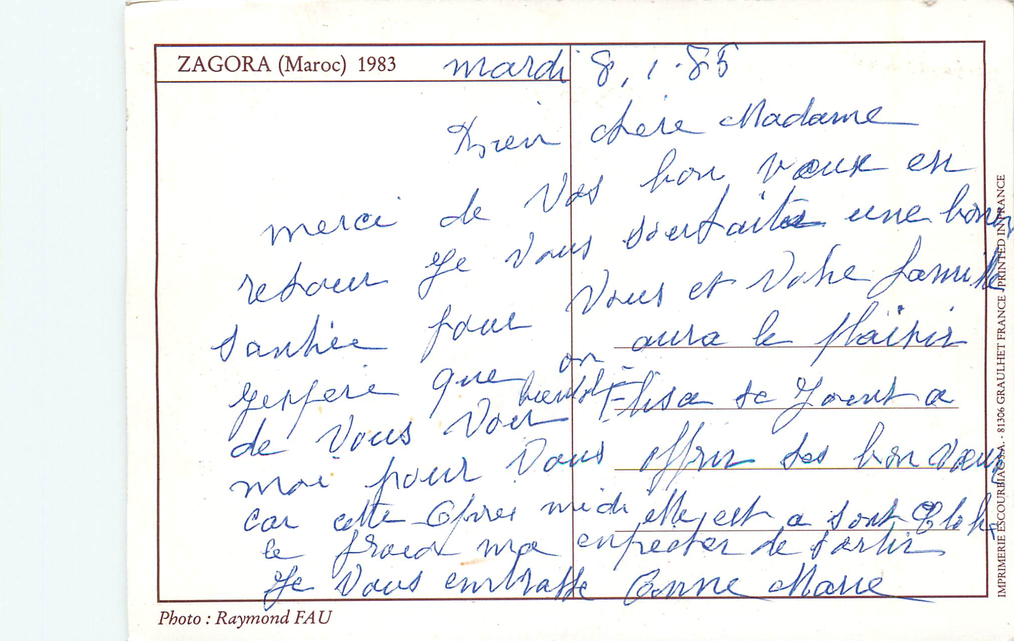 CPM Zagora (maroc) — Back