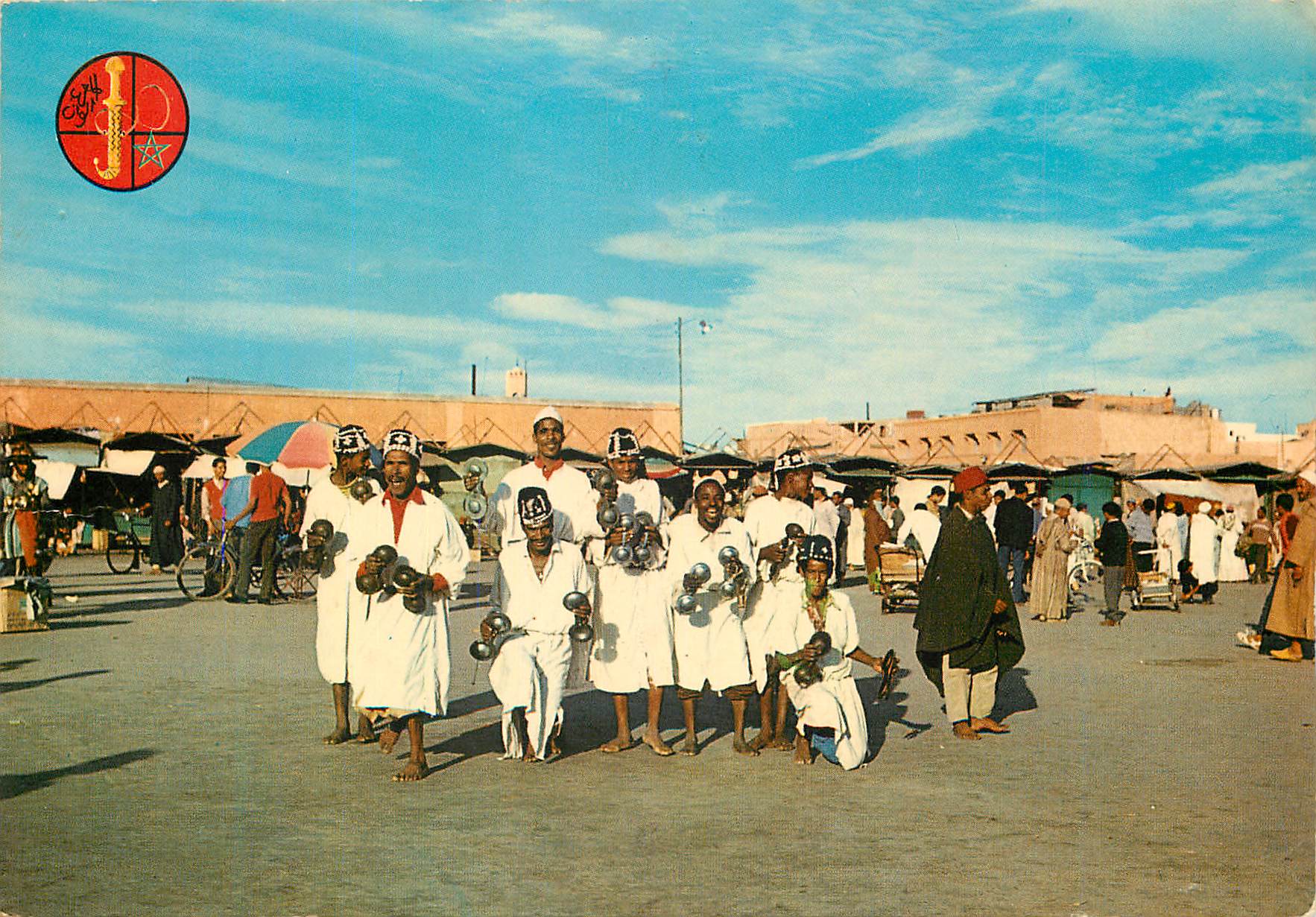 CPM marrakech gnaoues plage diema el fna