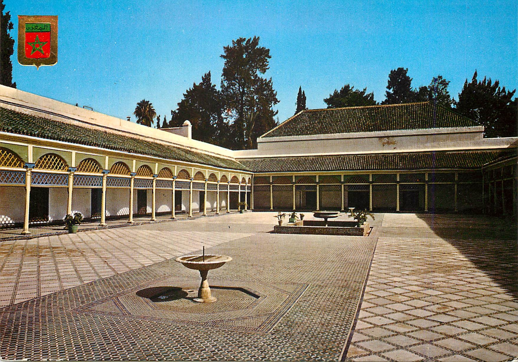 CPM Marrakech grand patio du palais de la bahis