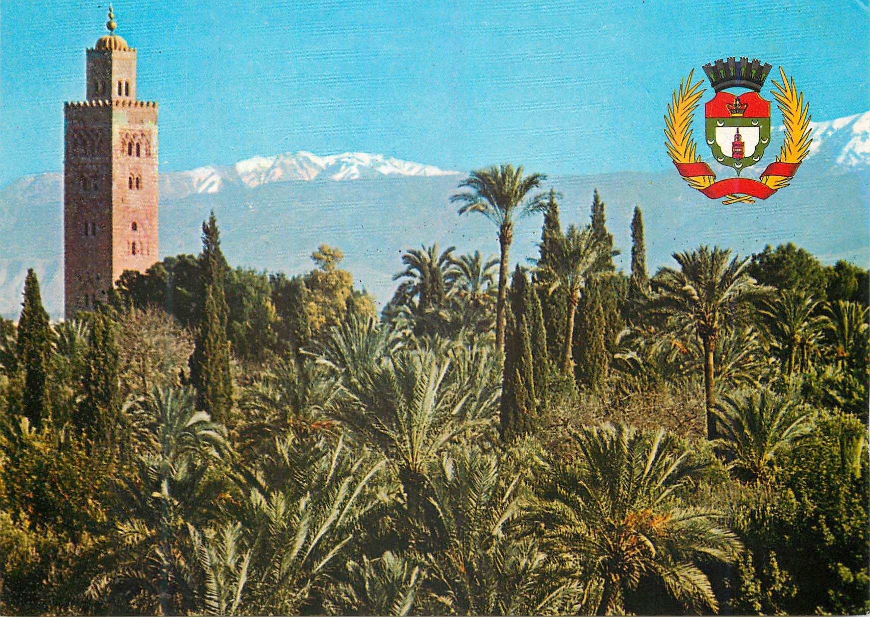 CPM La koutoubia l'atlas la douceur de vivre
