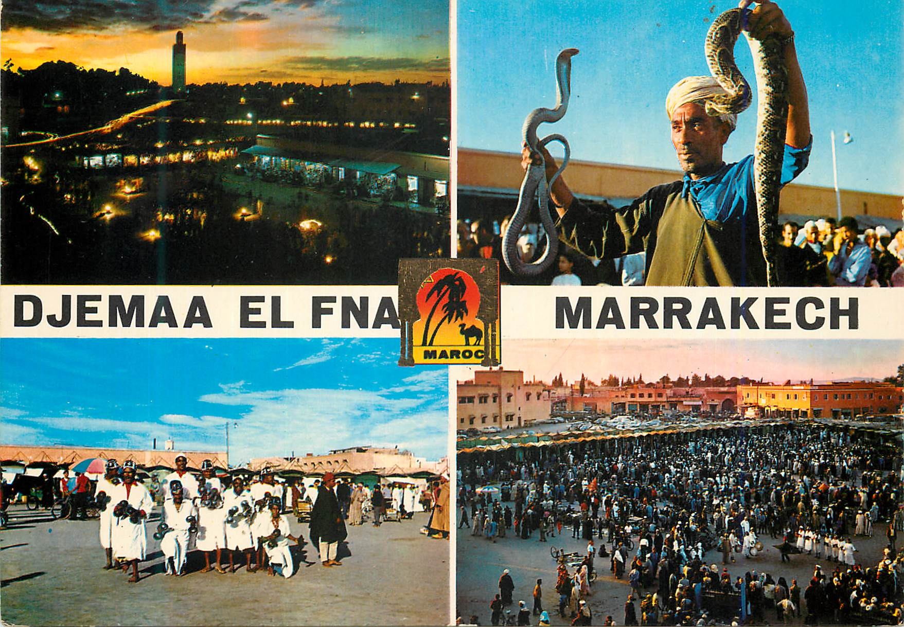 CPM Marrakech place djemaa el fna et la koutoubia