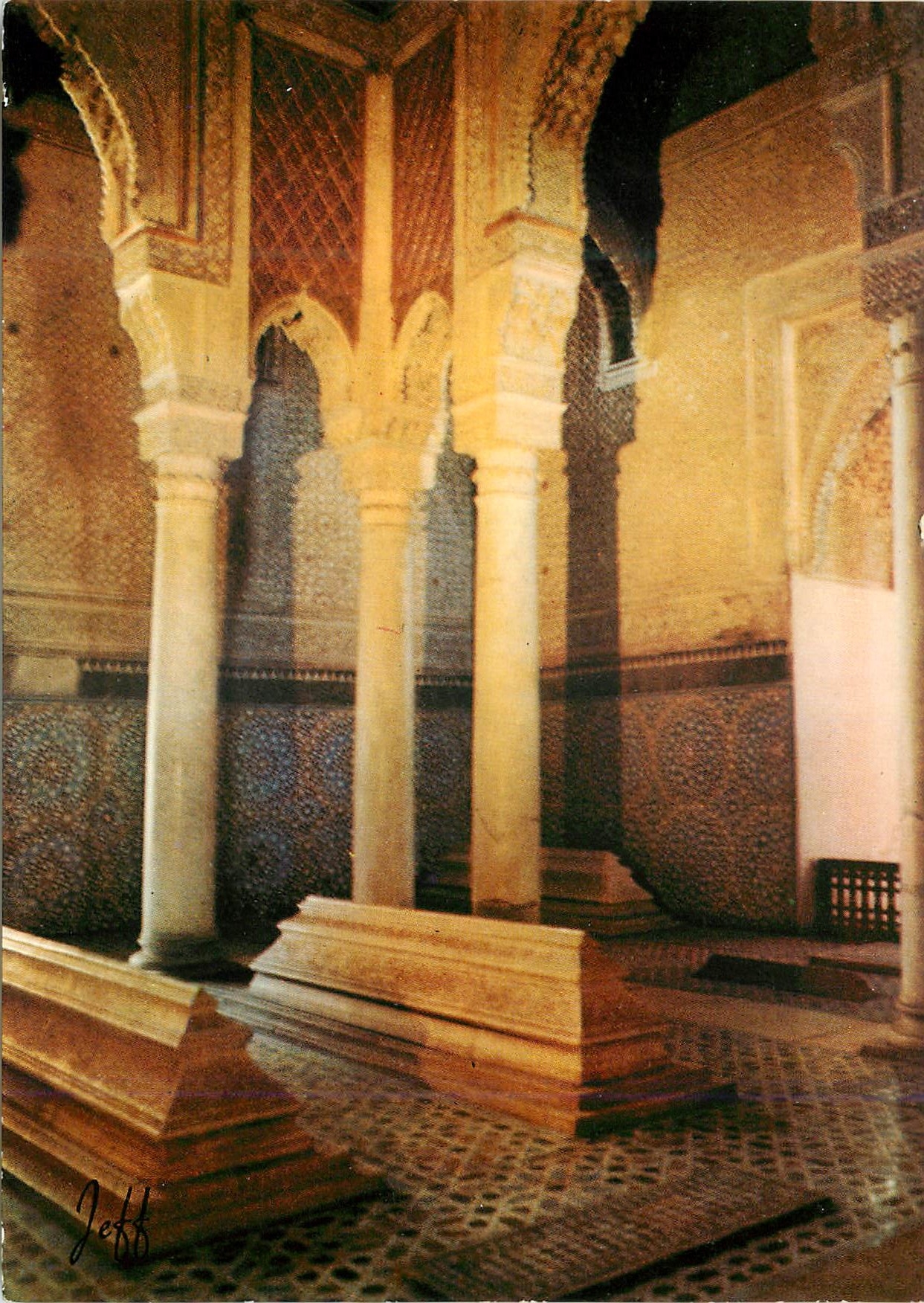CPM Marrakech tombeaux saadiens
