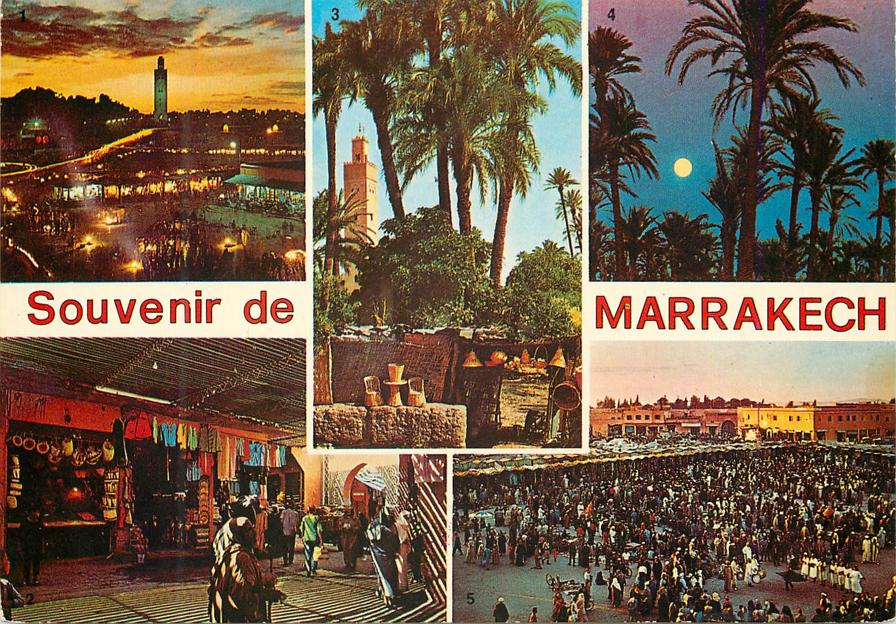 CPM Marrakech jeux de lumieres dans le souk