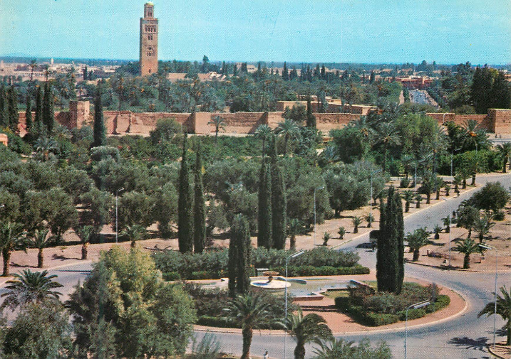 CPM Marrakech le rond point du casino et la koutoubia