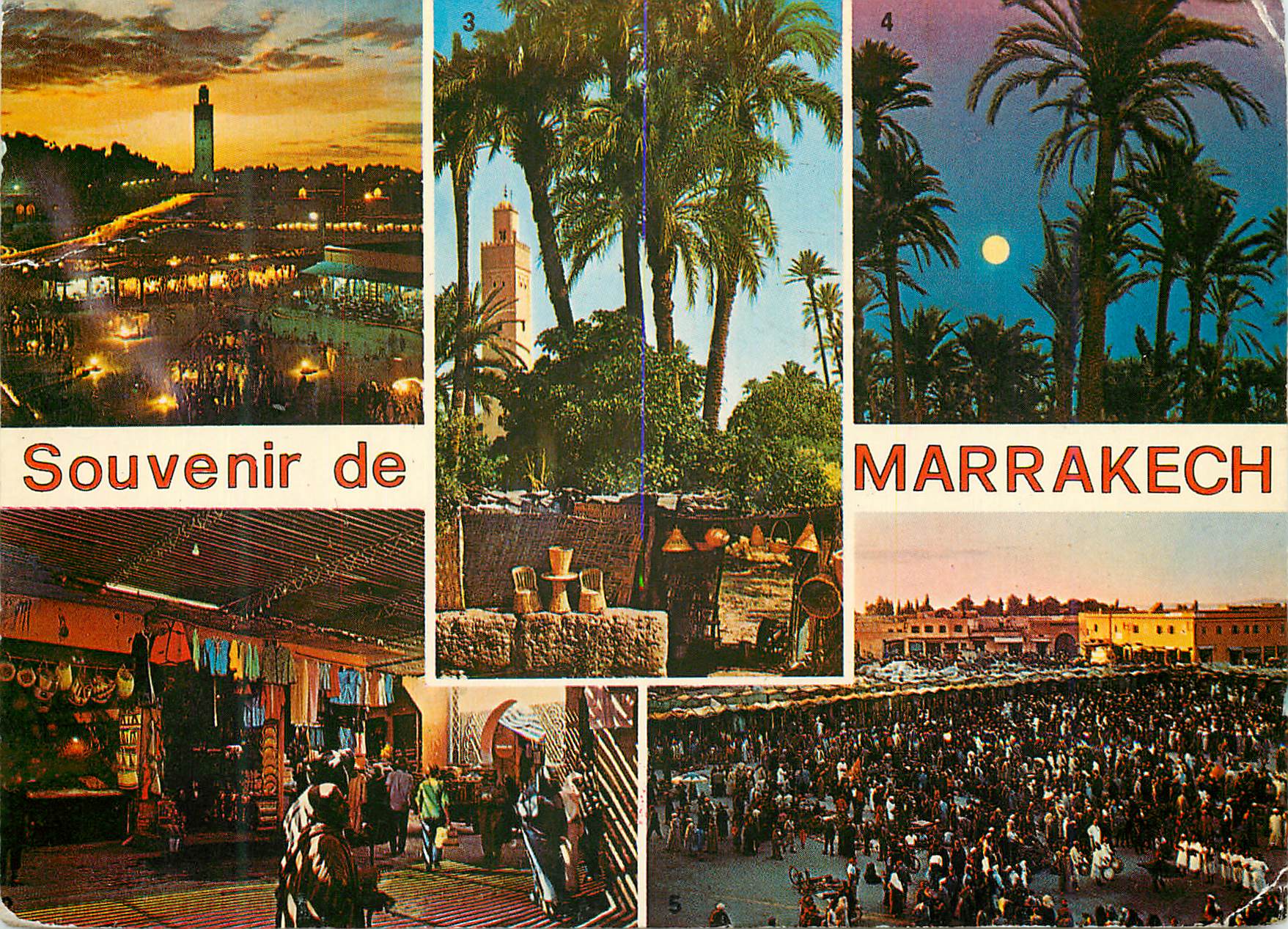 CPM Marrakech Place Djemaa El Fna et la Koutoubia