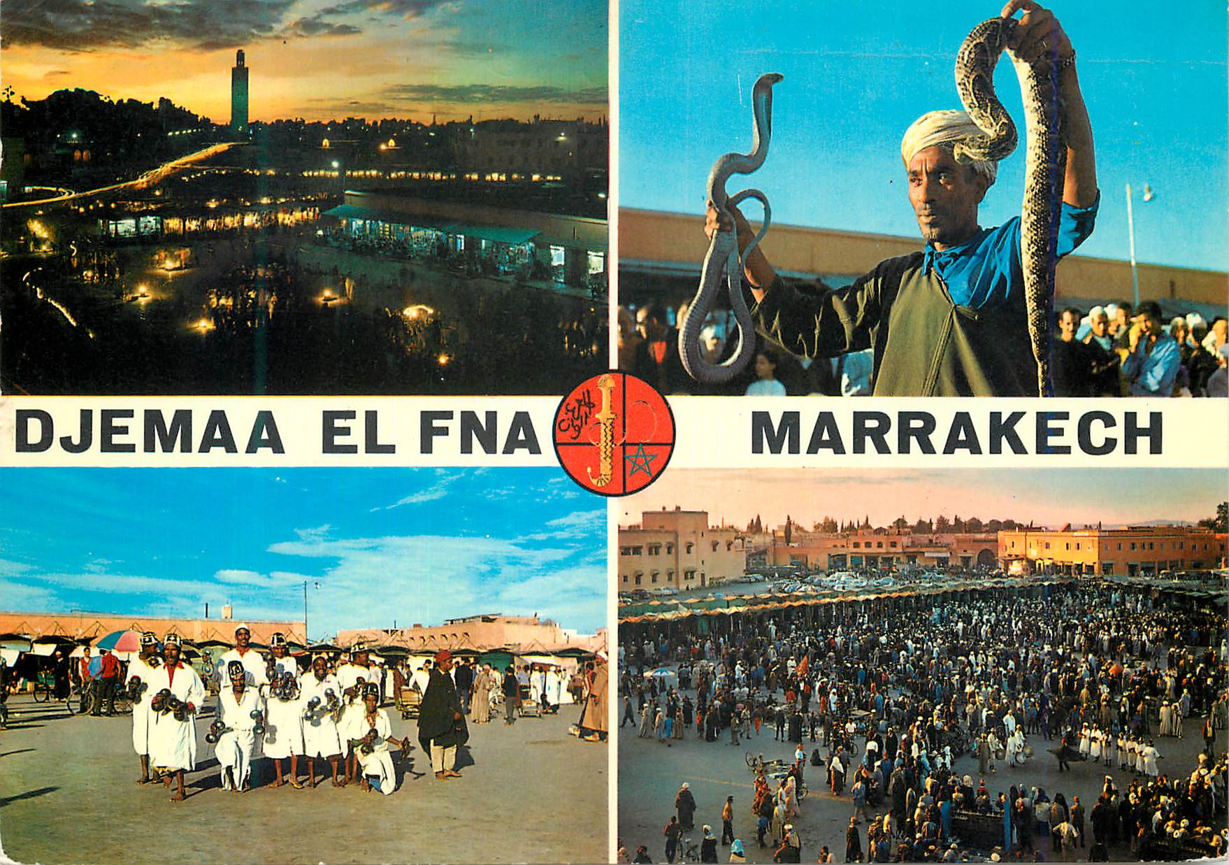 CPM Marrakech Place Djemaa El Fna et la Koutoubia