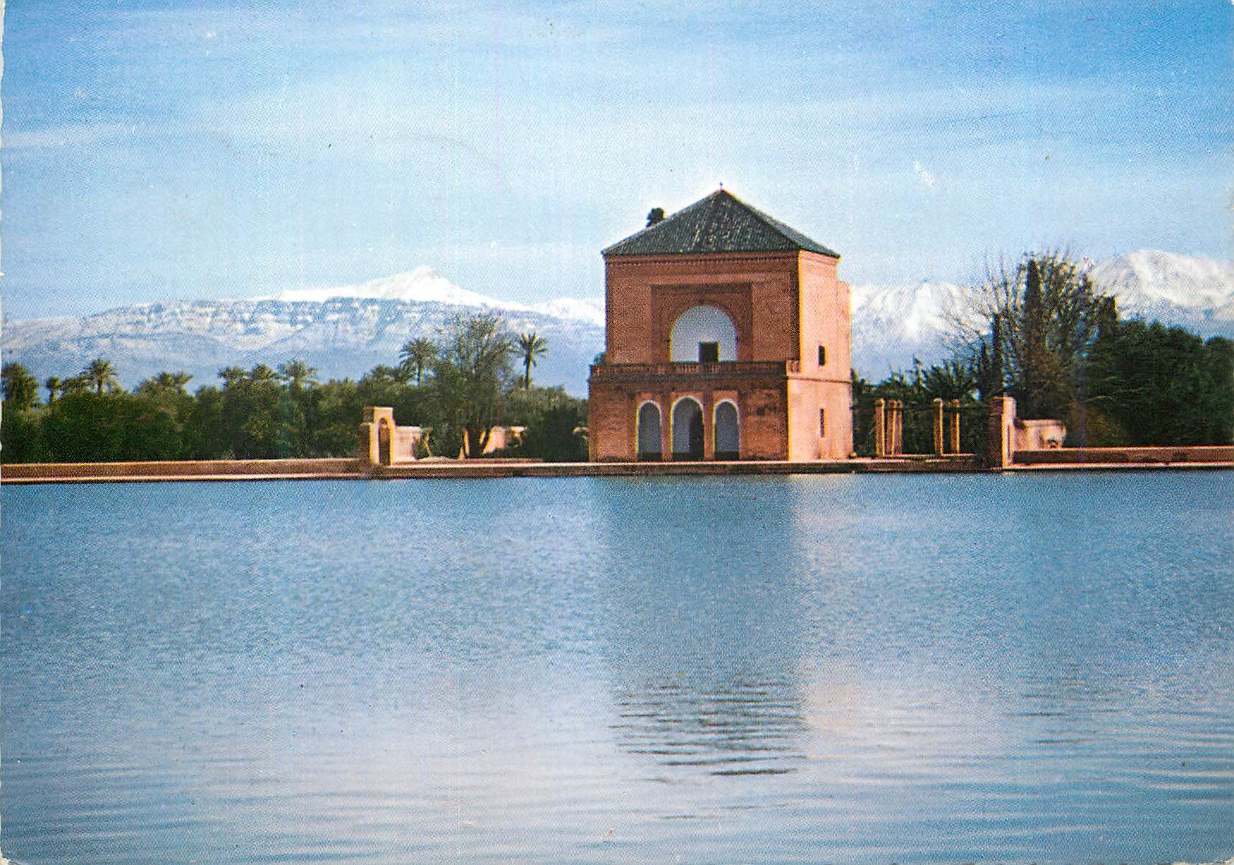 CPM Marrakech Le pavillon et bassin de la Menara