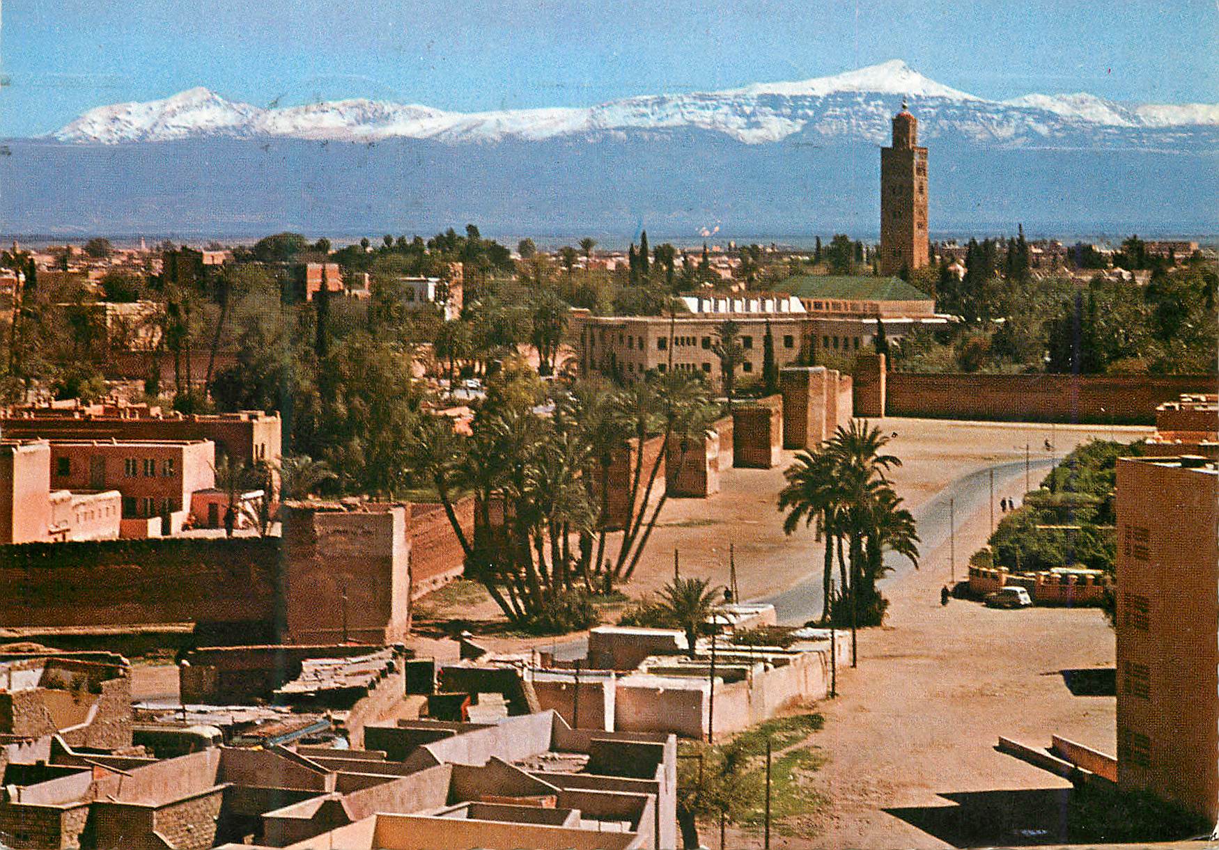 CPM Marrakech Koutoubia et Grand Atlas