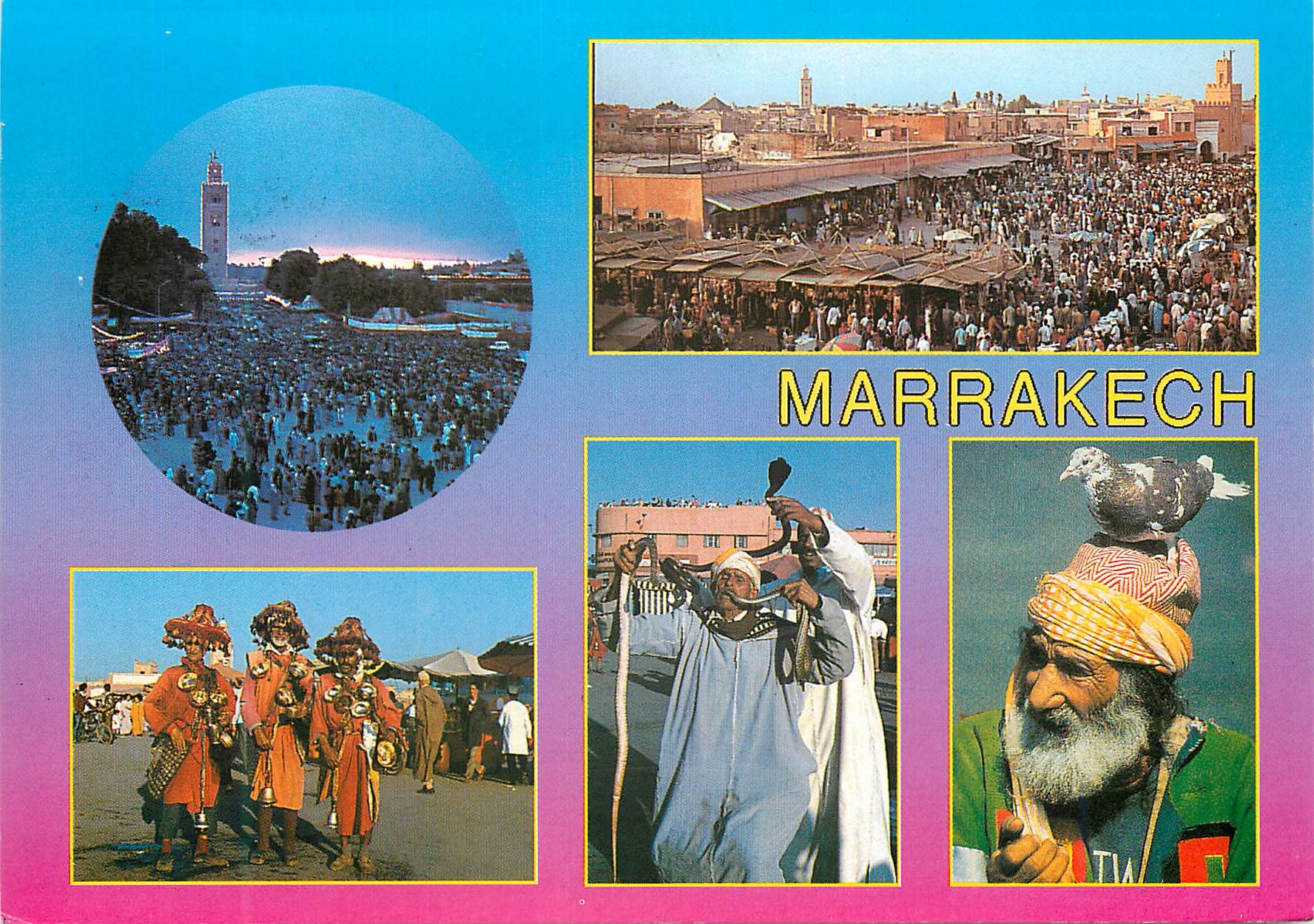 CPM Marrakech L'inoubliable place Djemaa El Fna