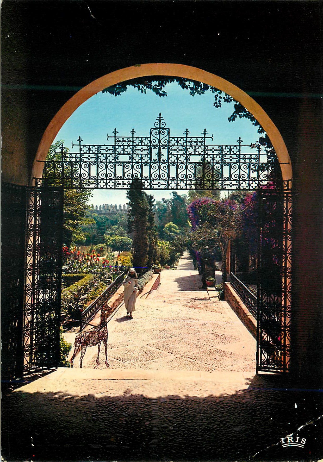 CPM Rabat L'entree du jardin des Oudaias