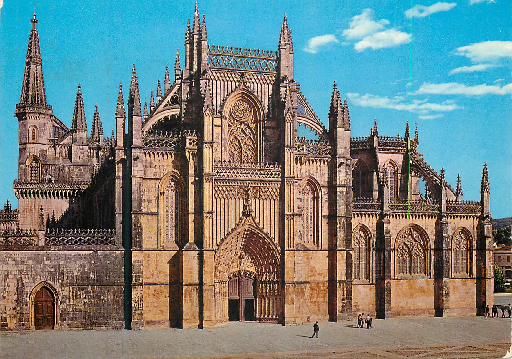 CPM Portugal Batalha Monastere Facade Principale