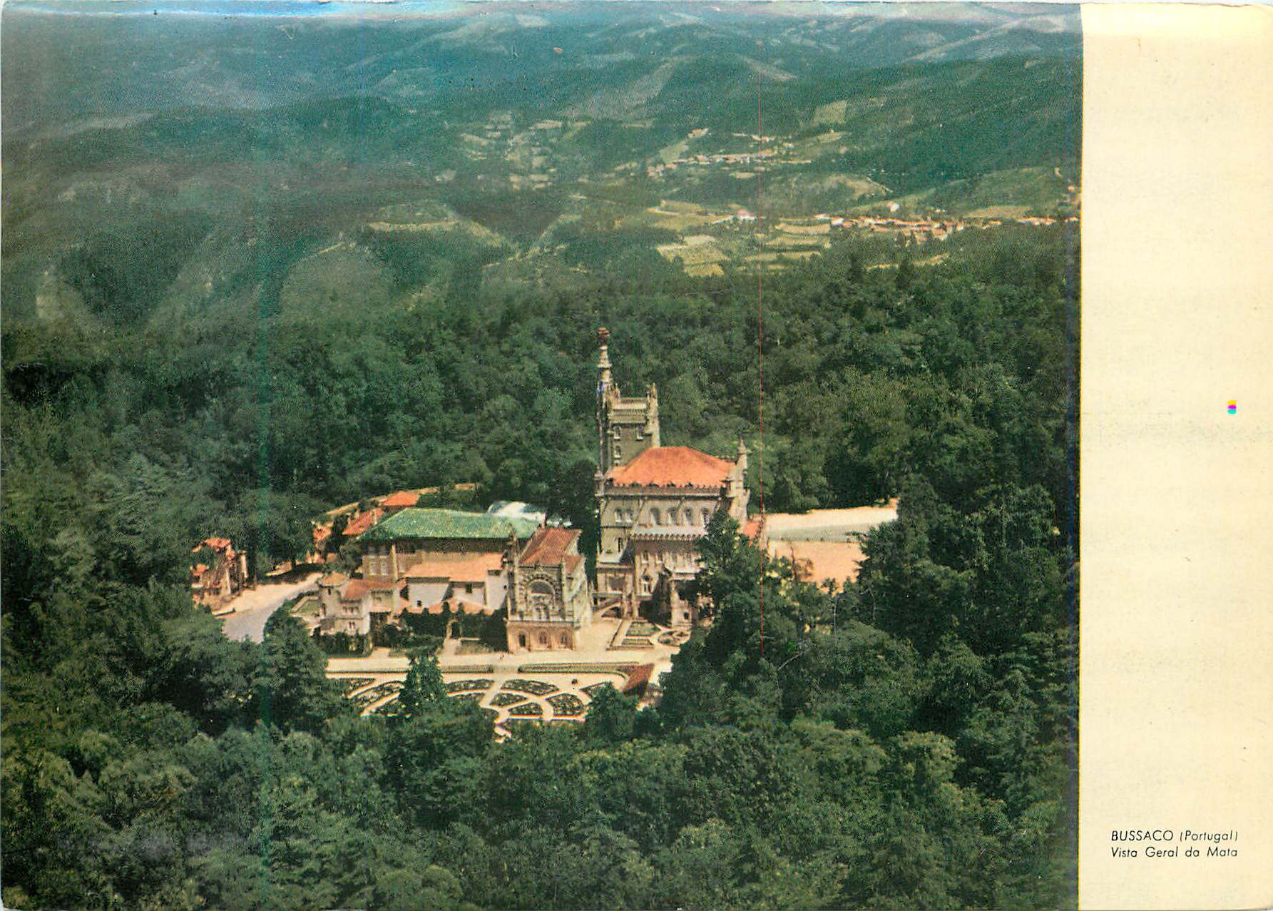 CPM Portugal Bussaco Vista Geral de Mata
