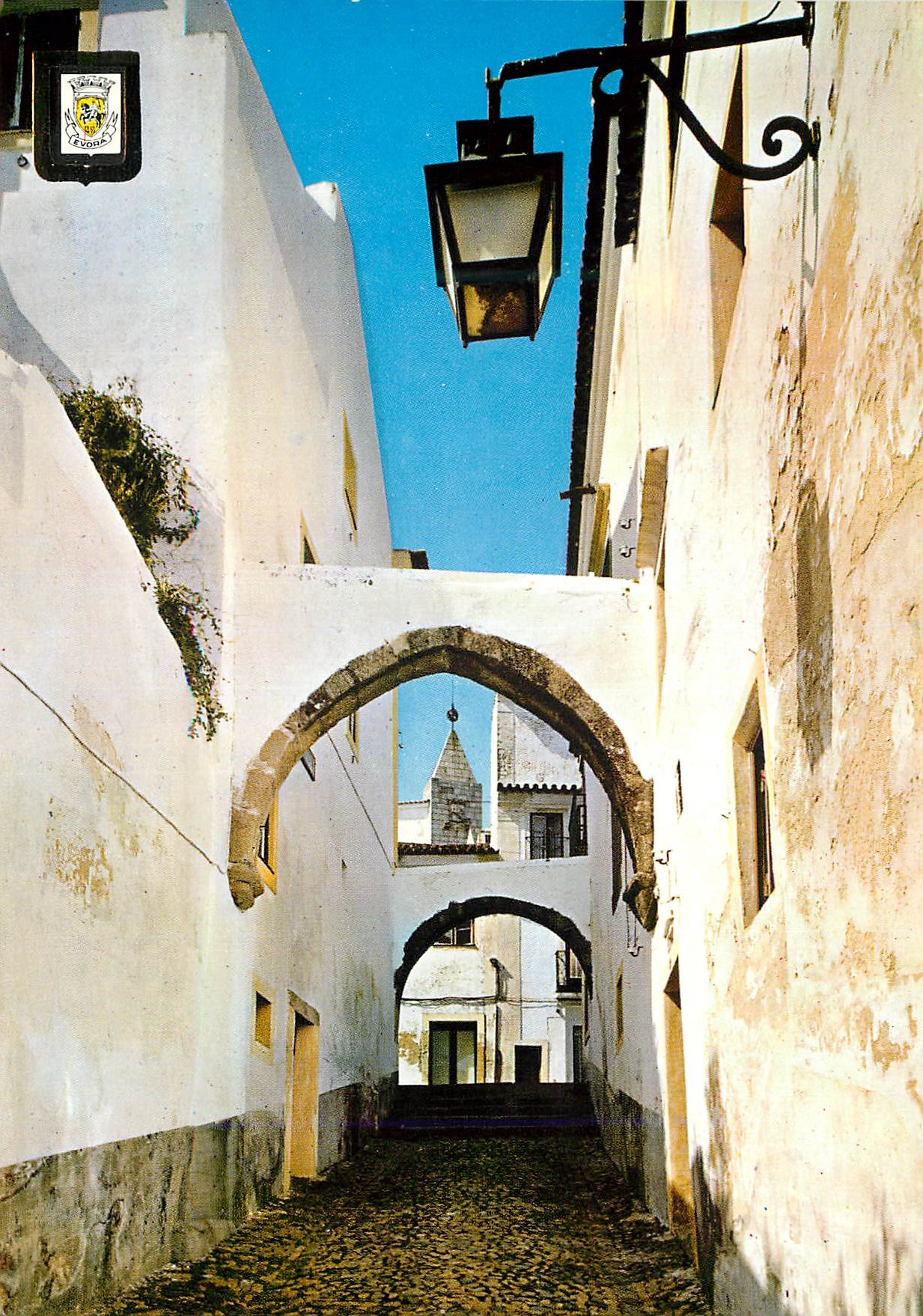 CPM Portugal Evora Passage de la Masque Rue typique