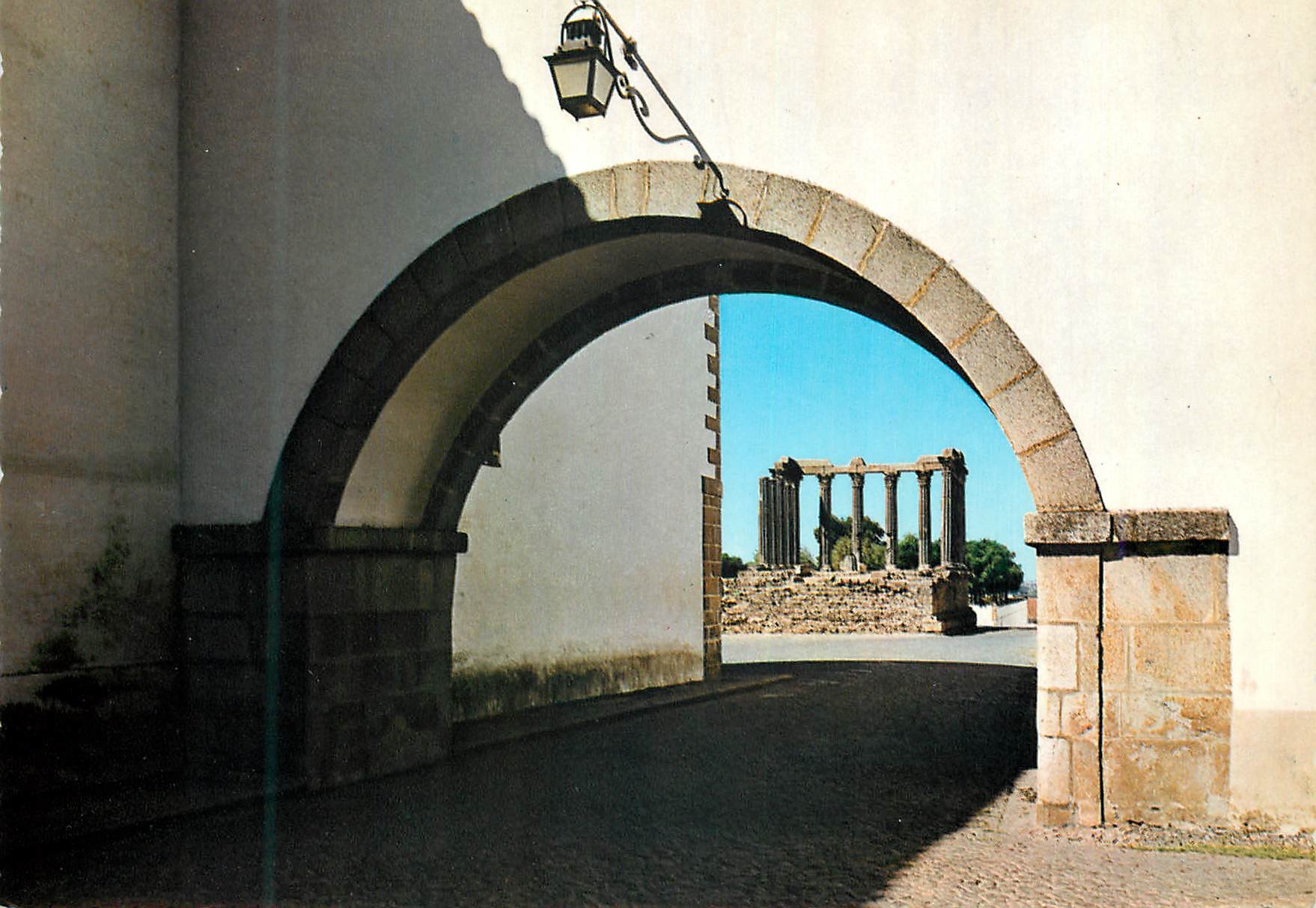 CPM Portugal Evora Temple Romain (aussi nomme temple de Diana)