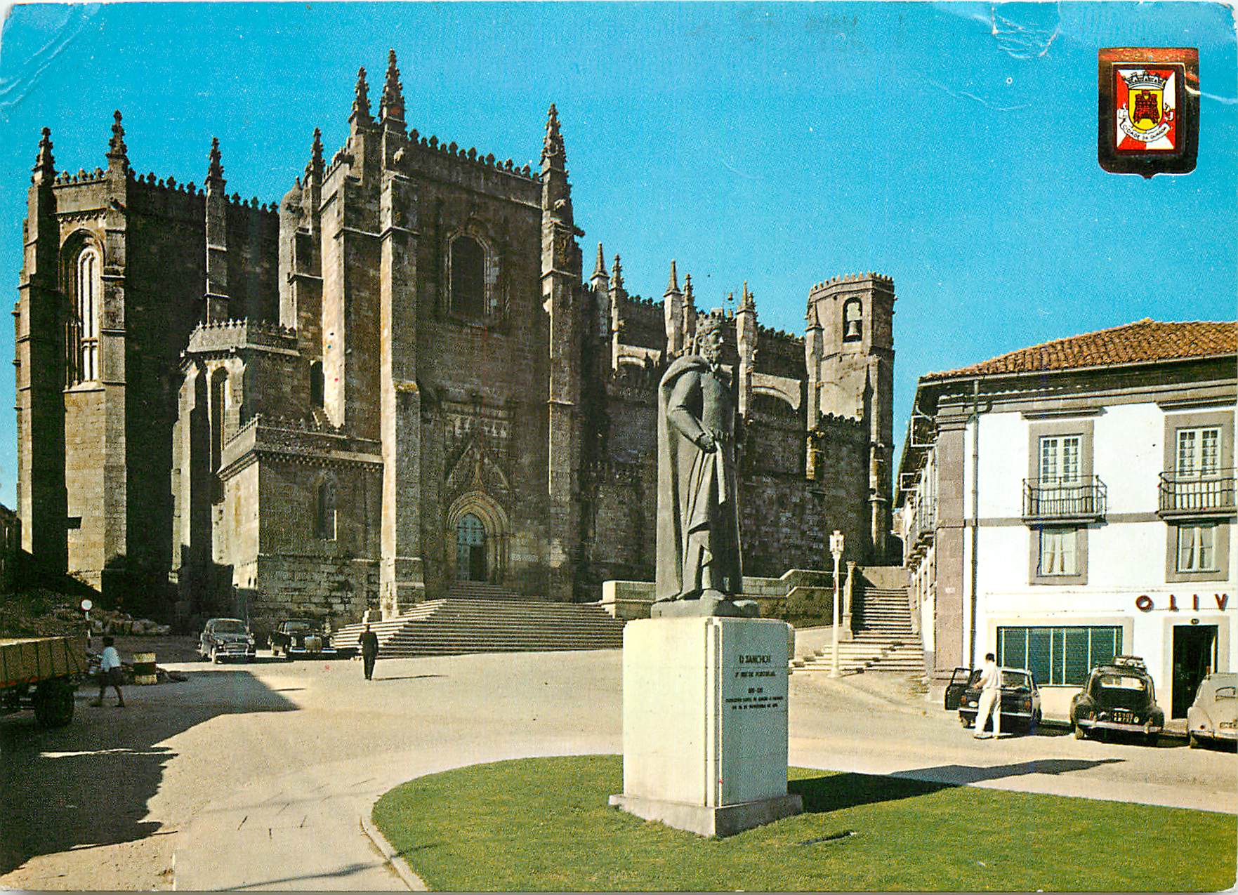 CPM Portugal Guarda Statue de Don Sancho