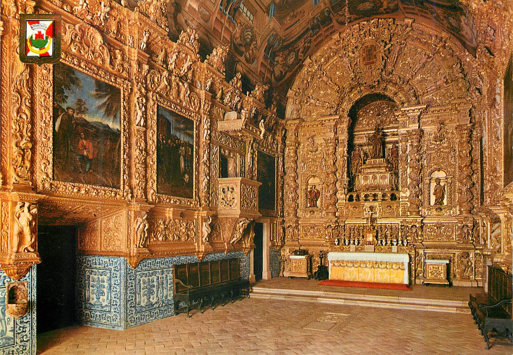 CPM Portugal Lagos Interieur de l'Eglise St Antoine
