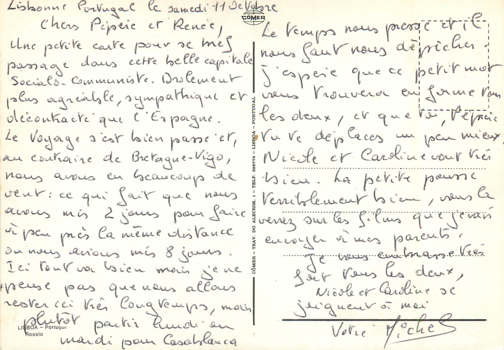 CPM Lisboa — Rückseite