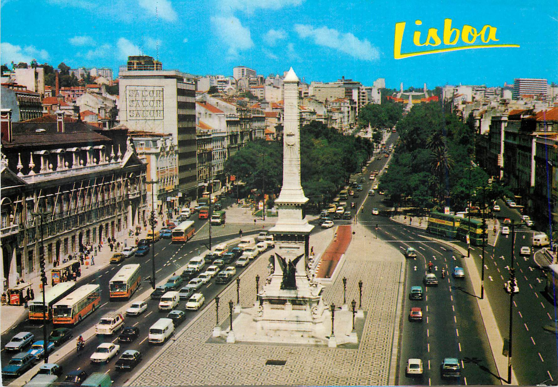CPM Lisboa Place des Restaurateurs et Avenue de la Liberte