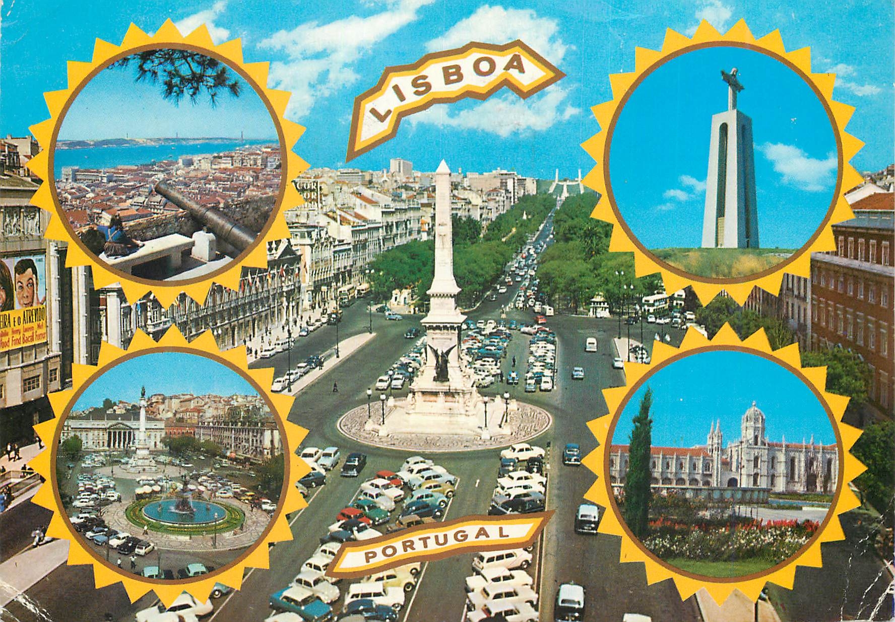 CPM 472 lisboa portugal souvenir de lisbonne