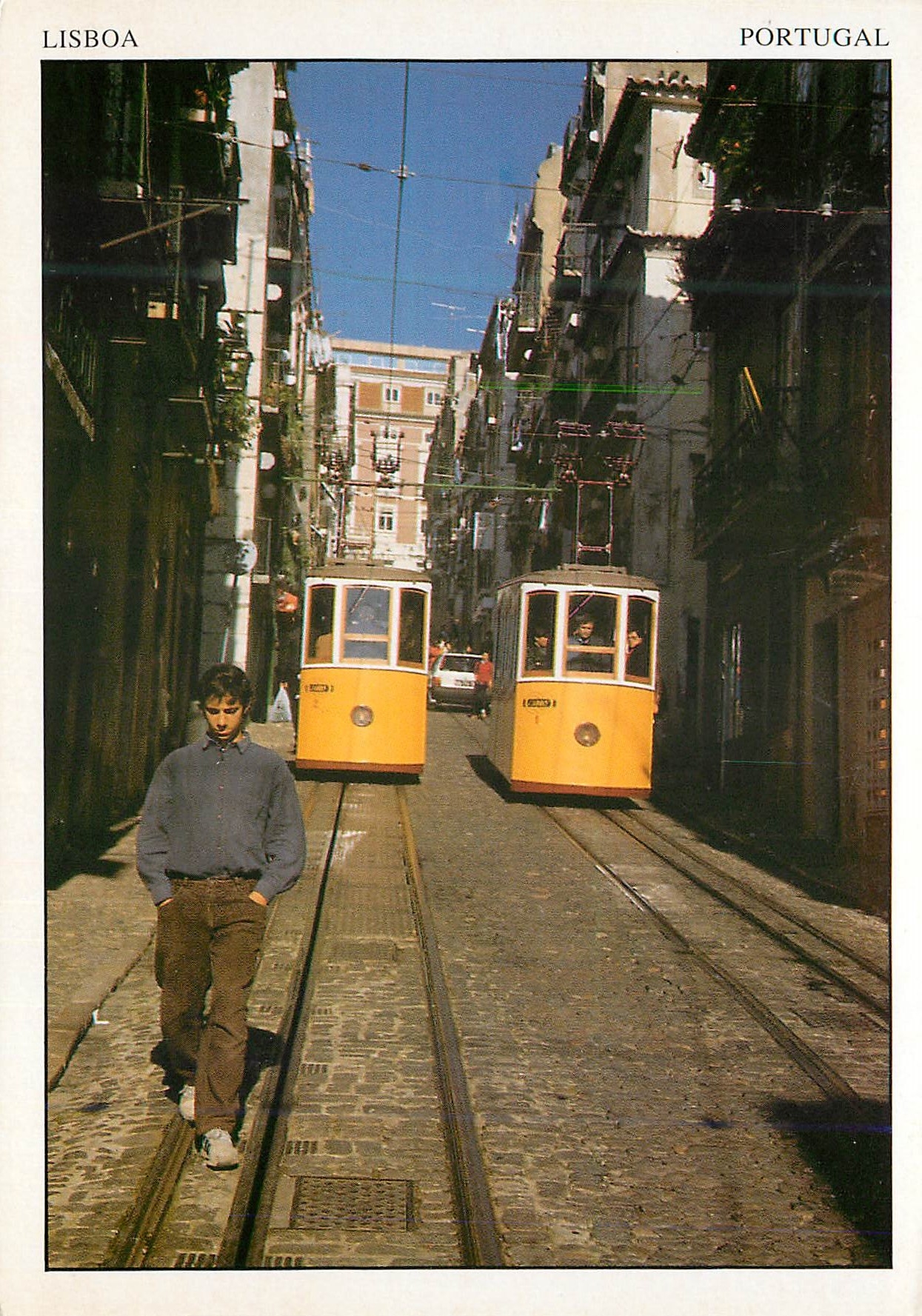 CPM 209 lisboa portugal elevador da bica Tramway