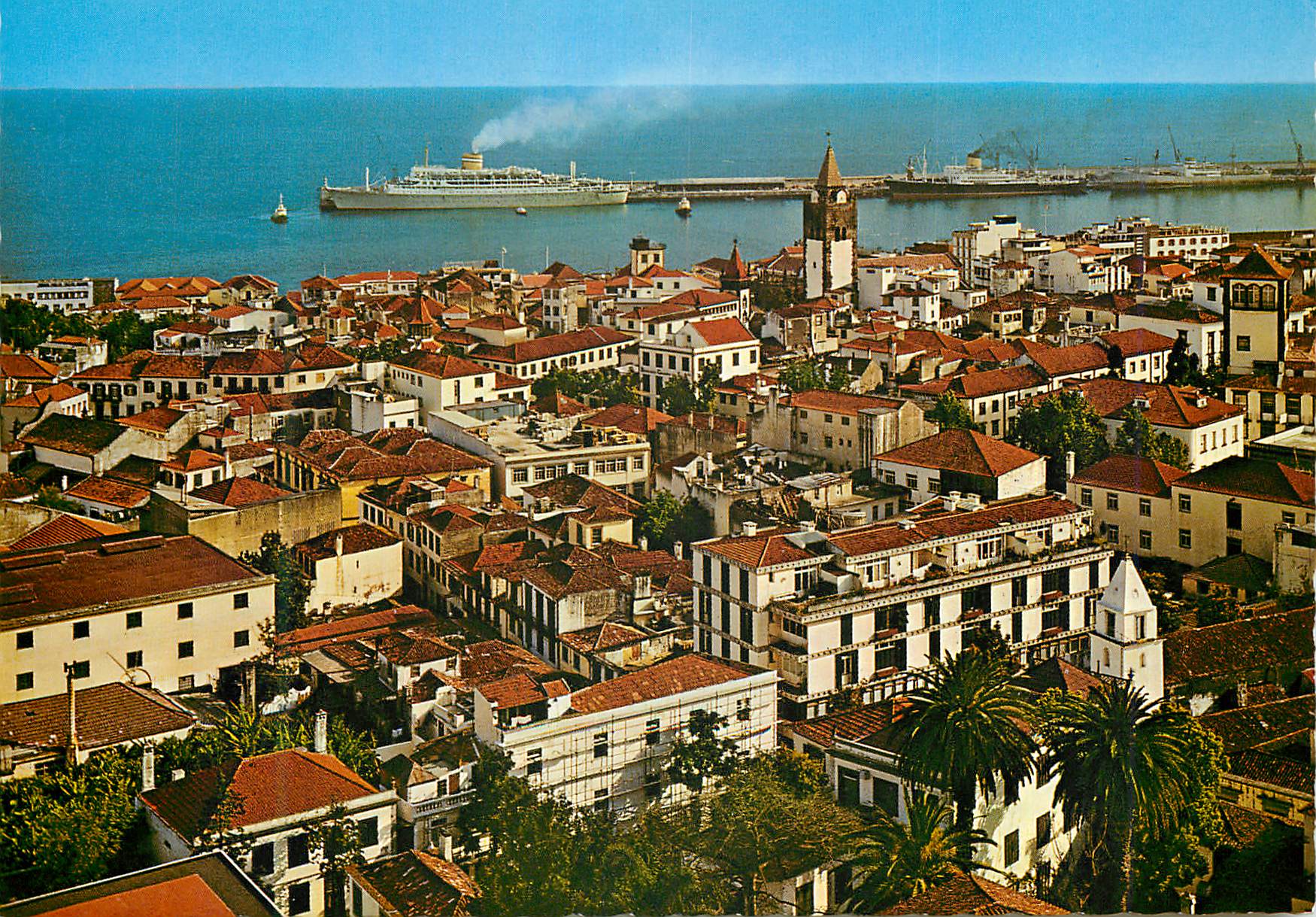 CPM Funchal madeira vue partielle de la ville