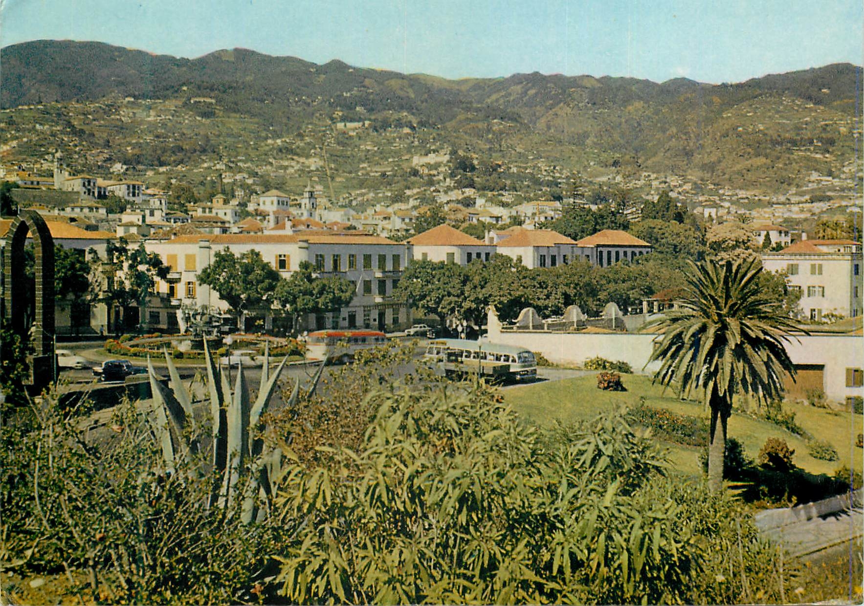 CPM Madeira funchal vu du parc de sainte catherine