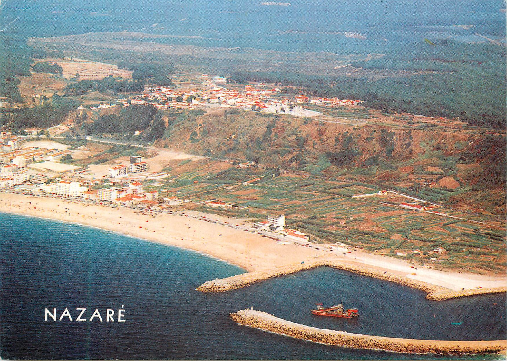 CPM Nazare 2490 portugal vue aerien