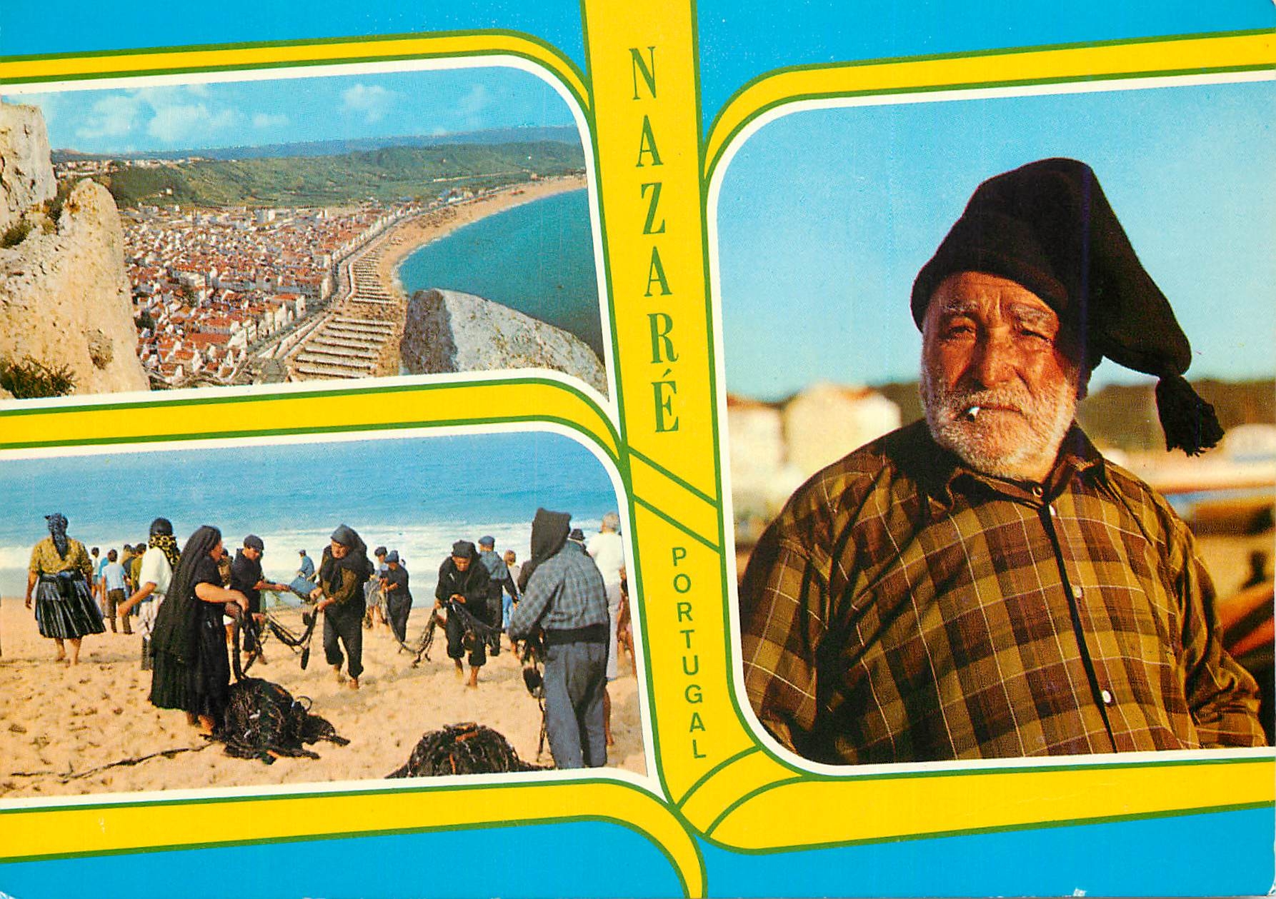 CPM 443 nazare portugal souvenir de nazare