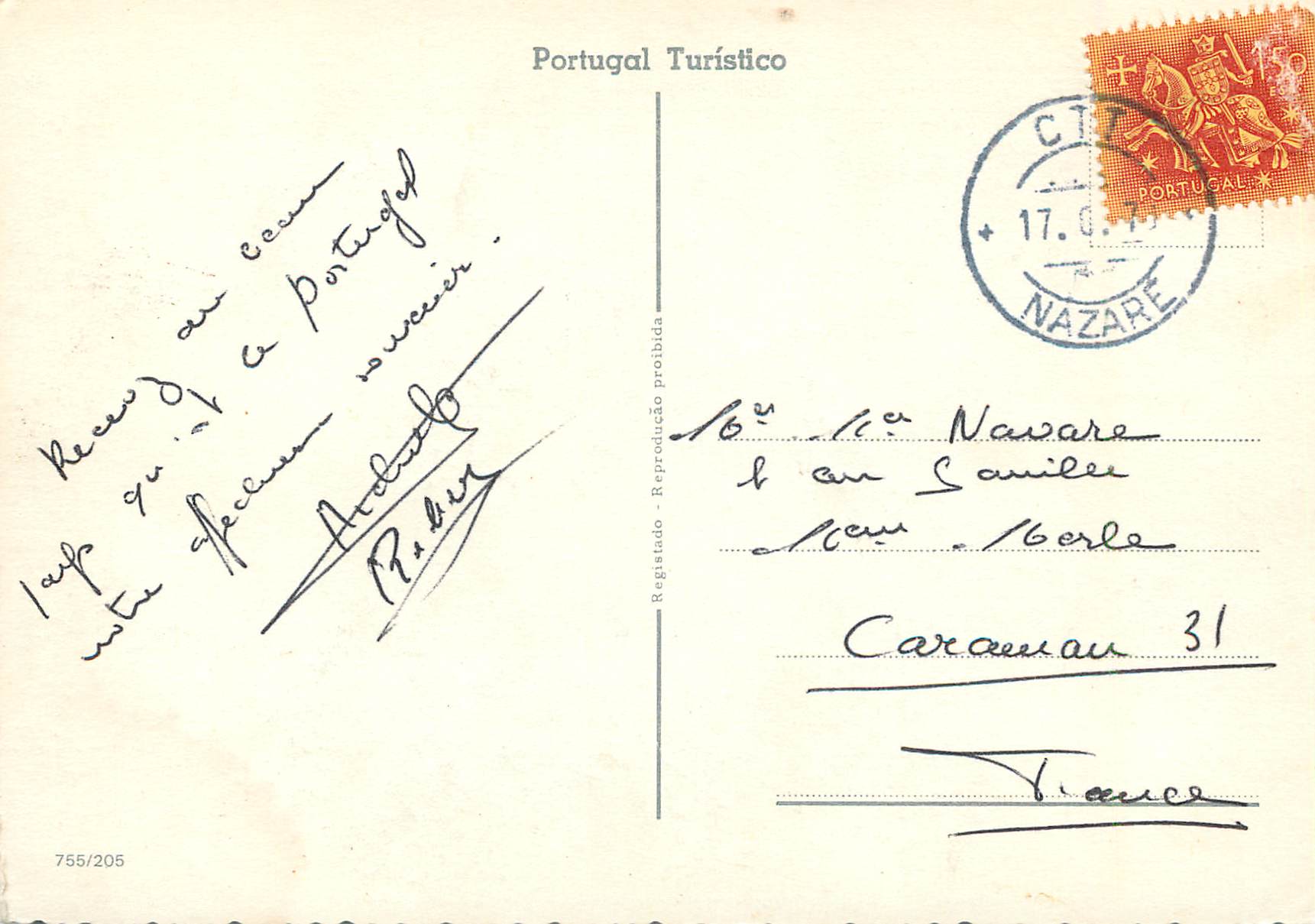 CPM Nazare — Verso