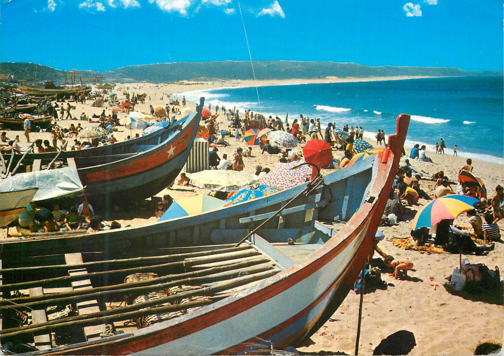 CPM 739 nazare (estremadura) la plage