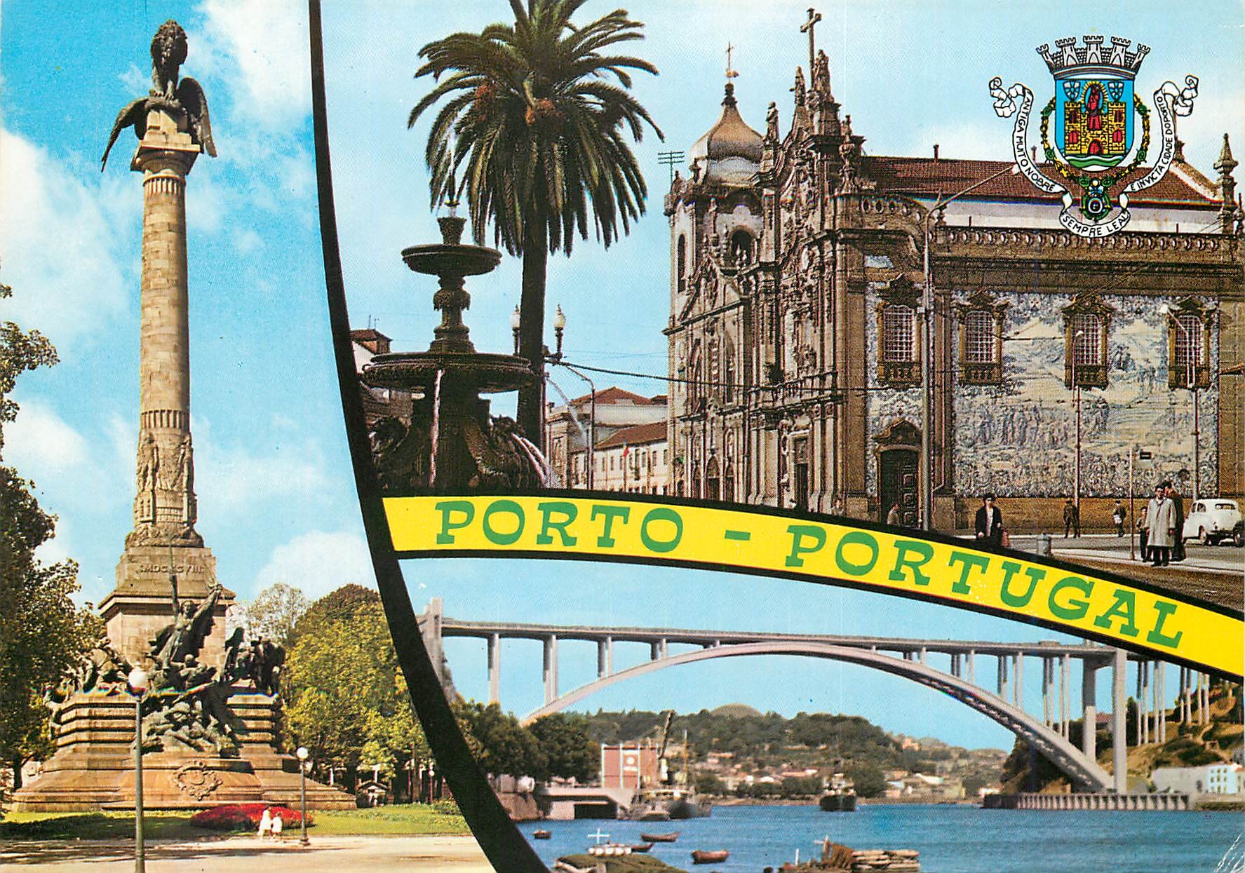 CPM 345 porto portugal plusieurs aspect de la ville