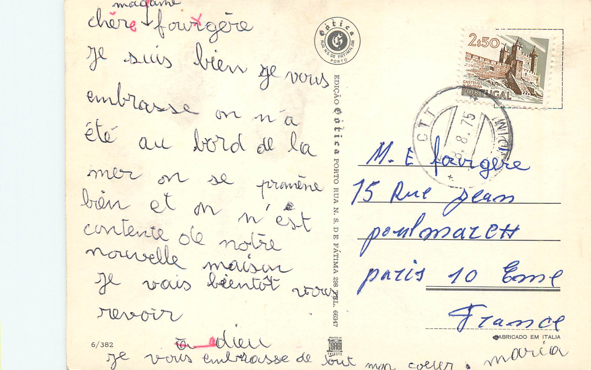CPM Porto — Back