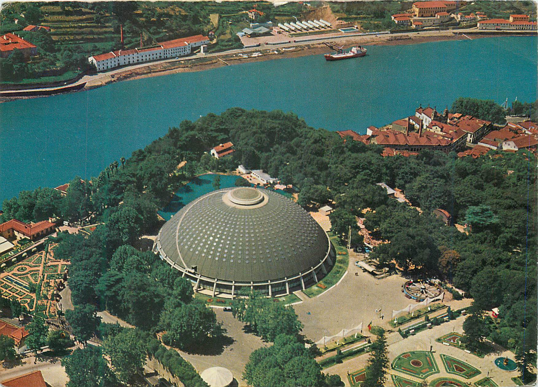 CPM 23 porto palais des sports et fleuve douro vue aerienne