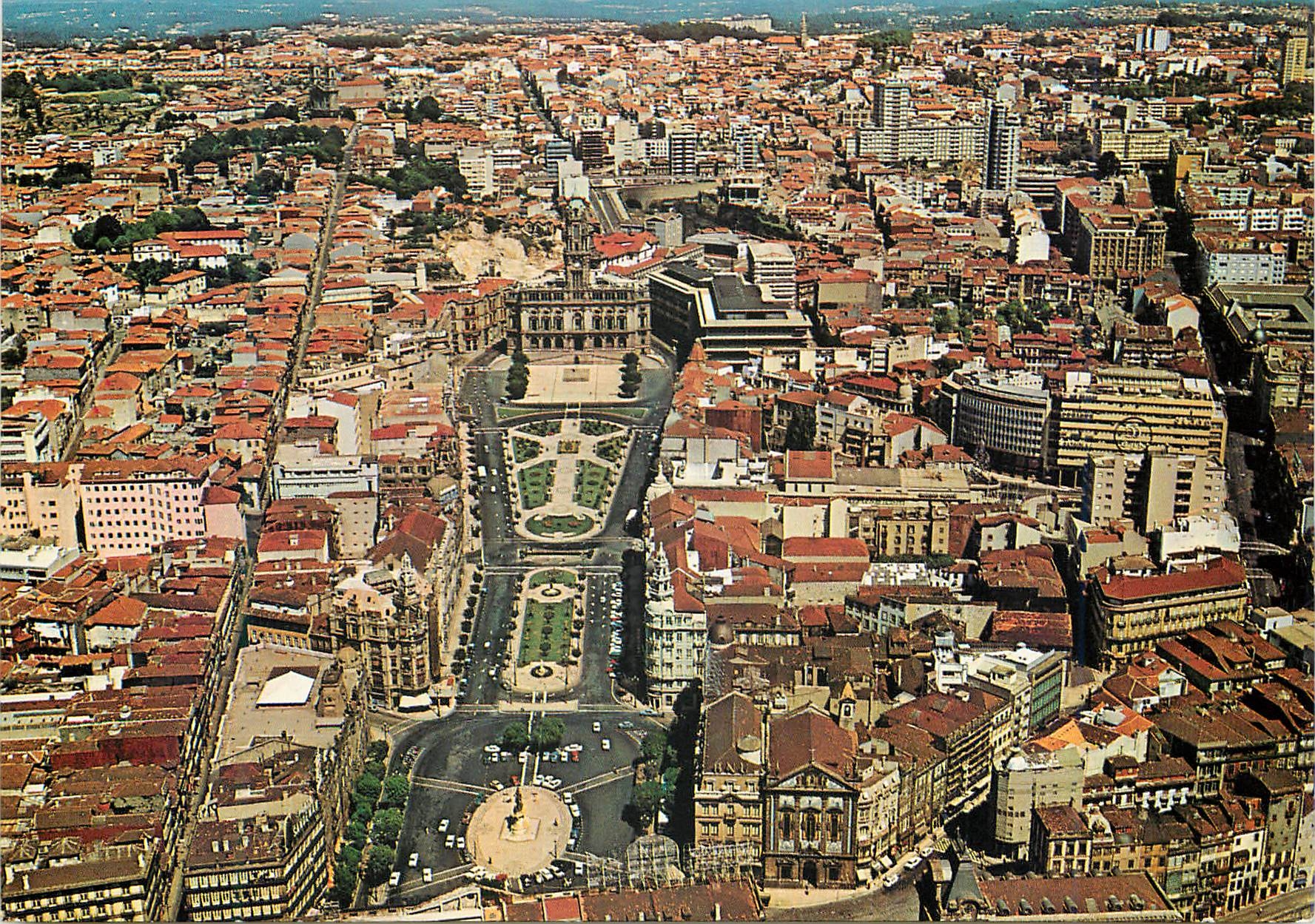 CPM 530 porto portugal av des allees et mairie