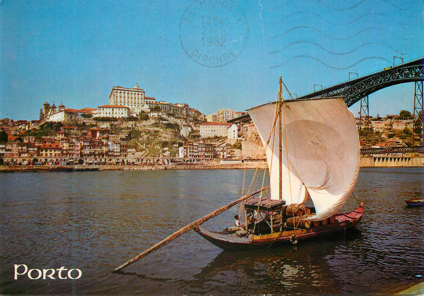 CPM Porto bateau rabelo et le fleuve douro