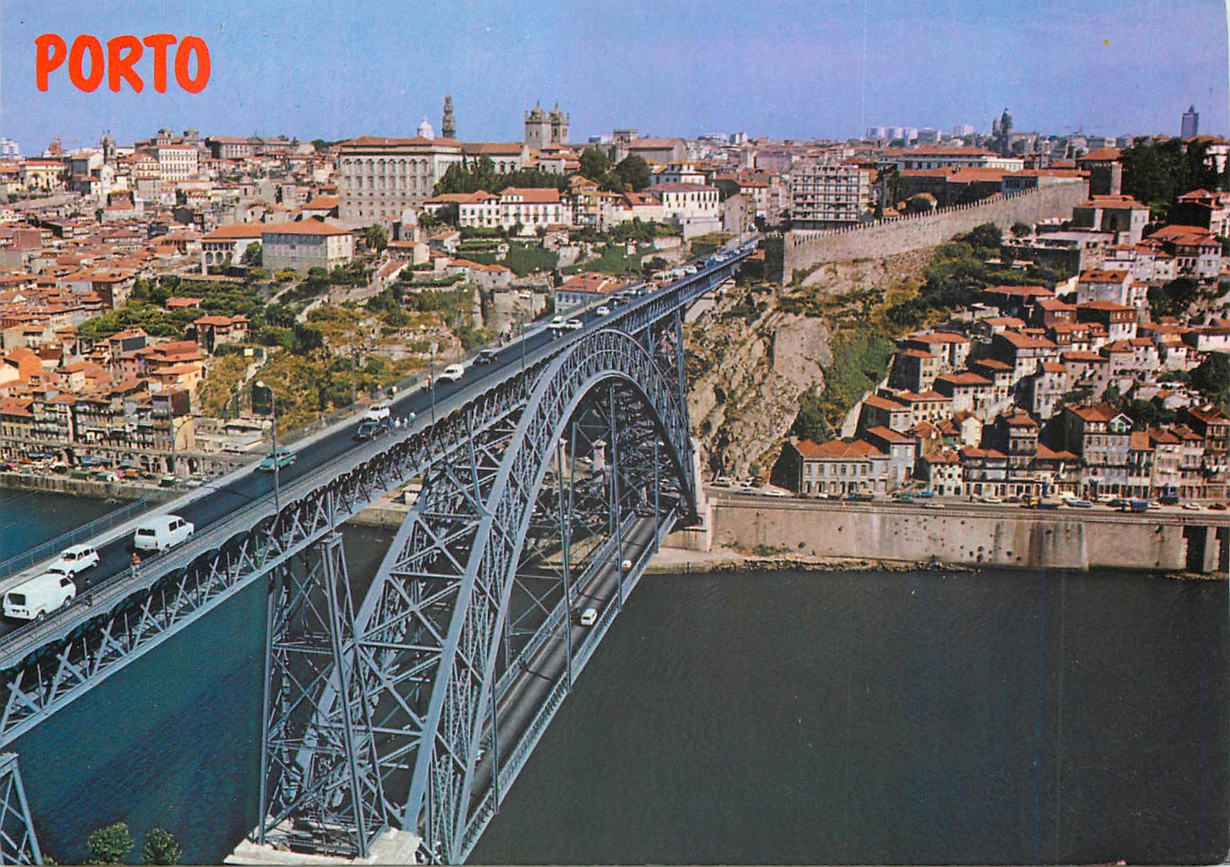 CPM Porto pont de luiz et vue partielle portugal
