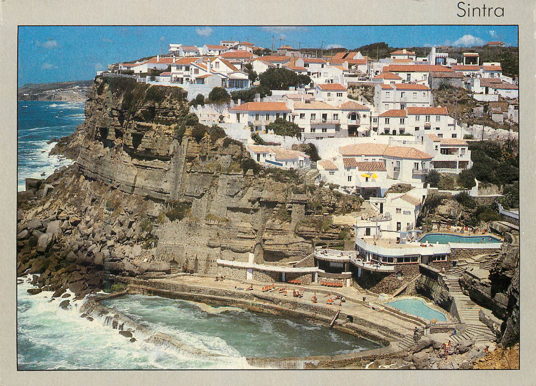 CPM Sintra azenhas do mar plateforme rocheuse par l ocean atlantique