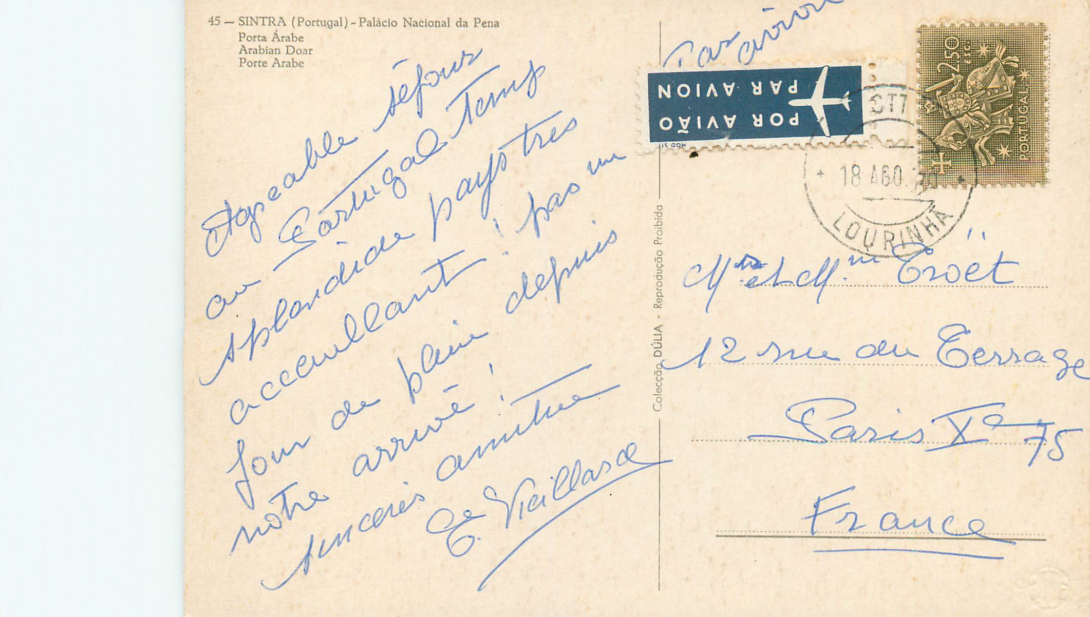 CPM 45 sintra portugal — Back