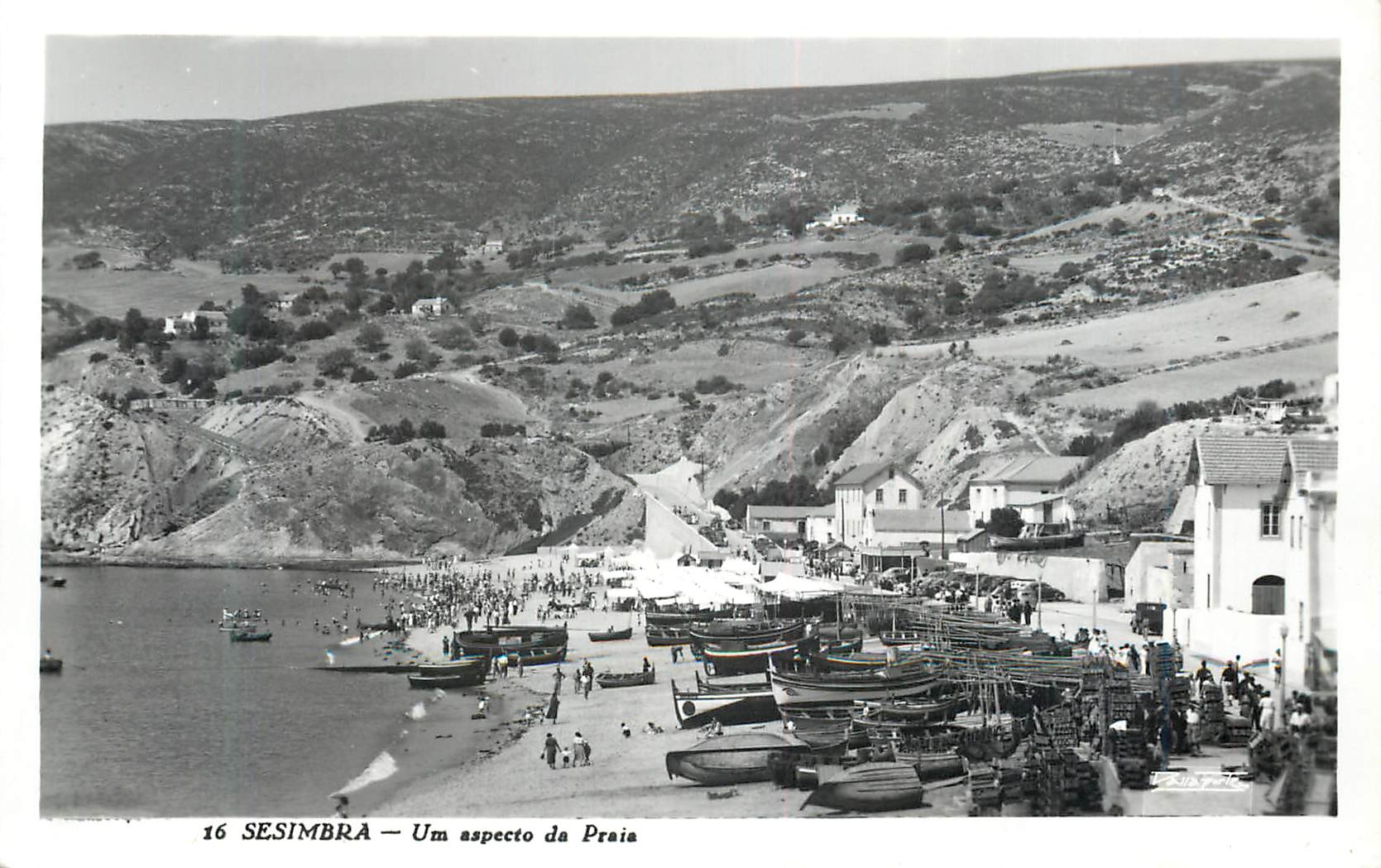 CPM 16 sesimbra um aspecto da praia