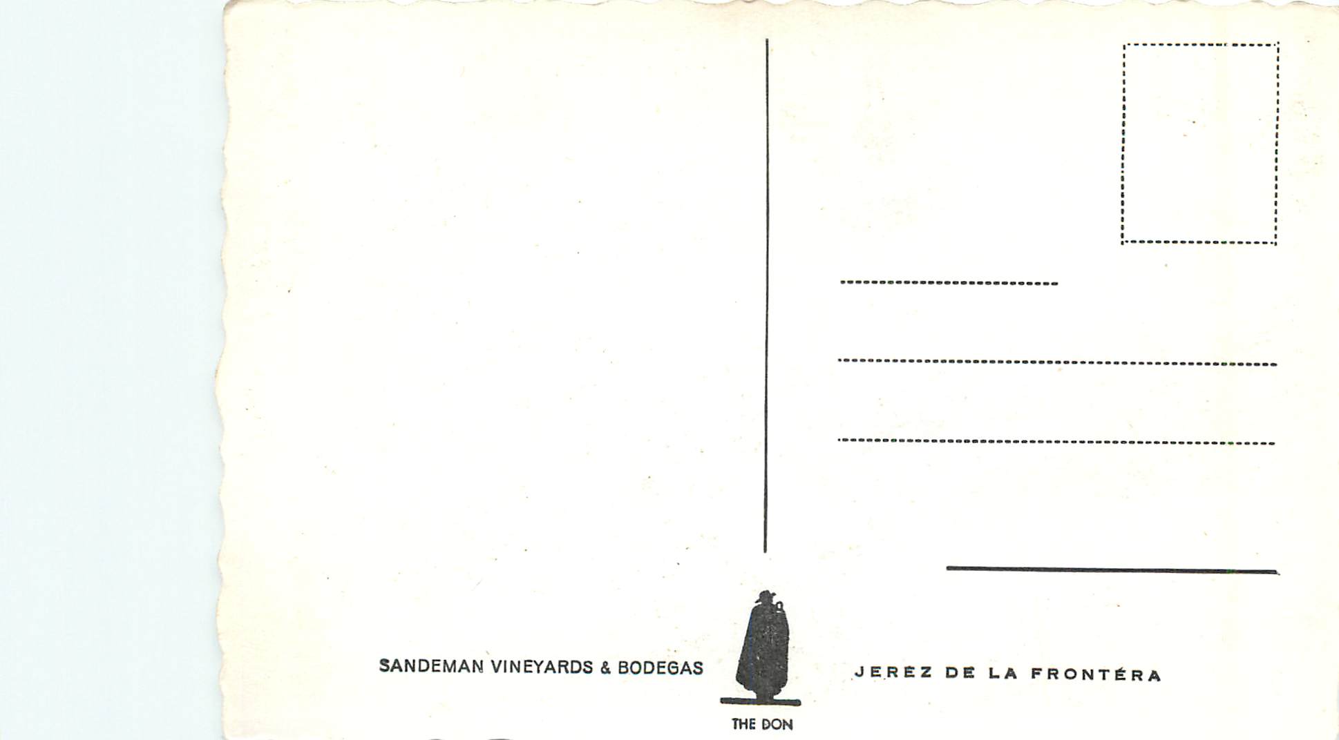 CPM Armada Cream Dry Bon Fine Sandeman Sherry — Rückseite