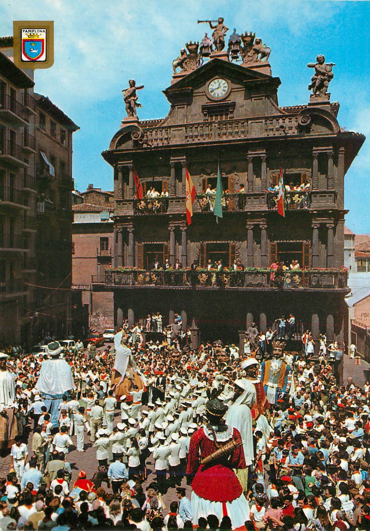 CPM N 16 pamplona(navarra) fetes de san fermin les geants