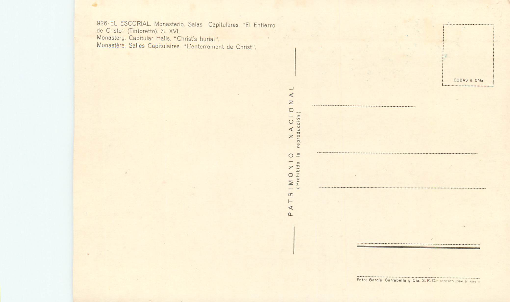 CPM El escorial — Verso