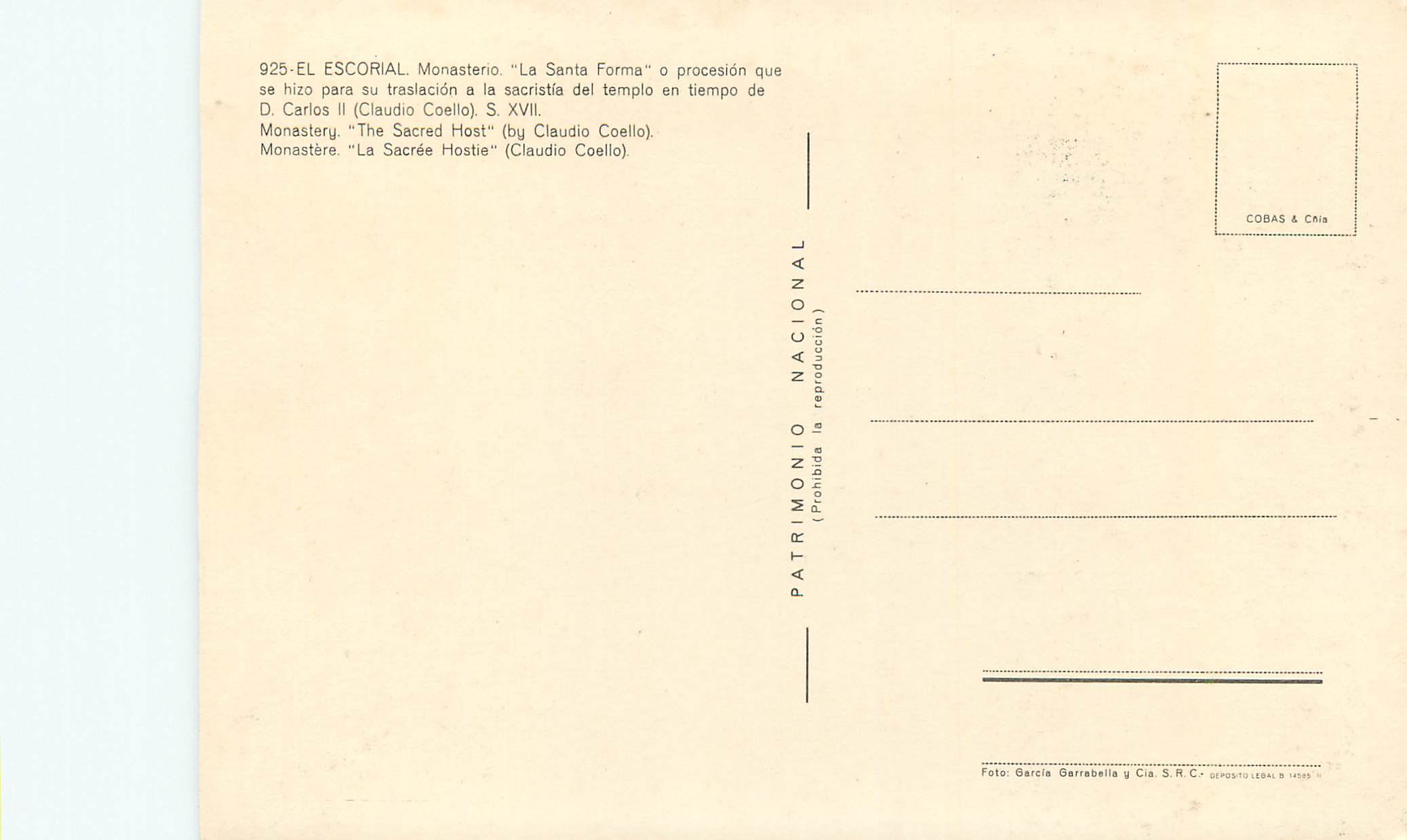 CPM El escorial — Back