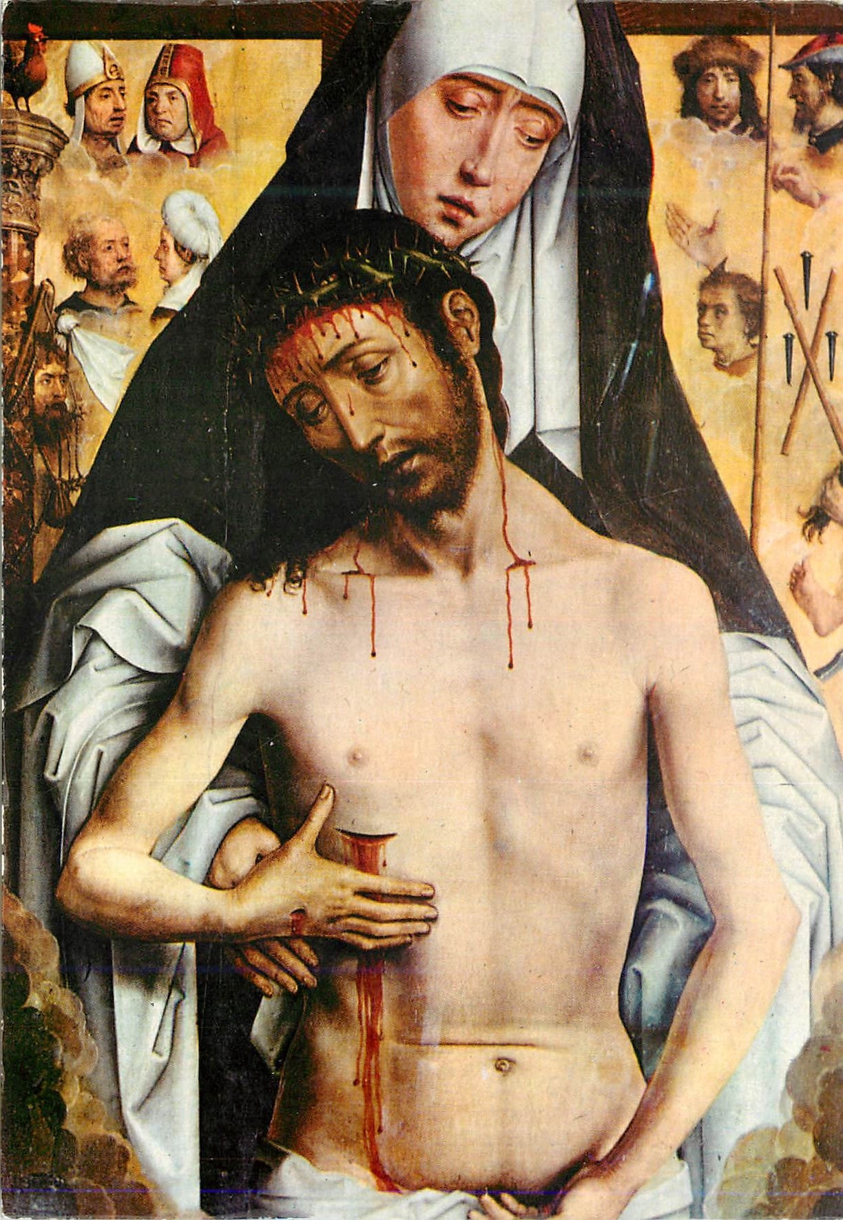 CPM Granada chapelle royale la vierge et le christ mort