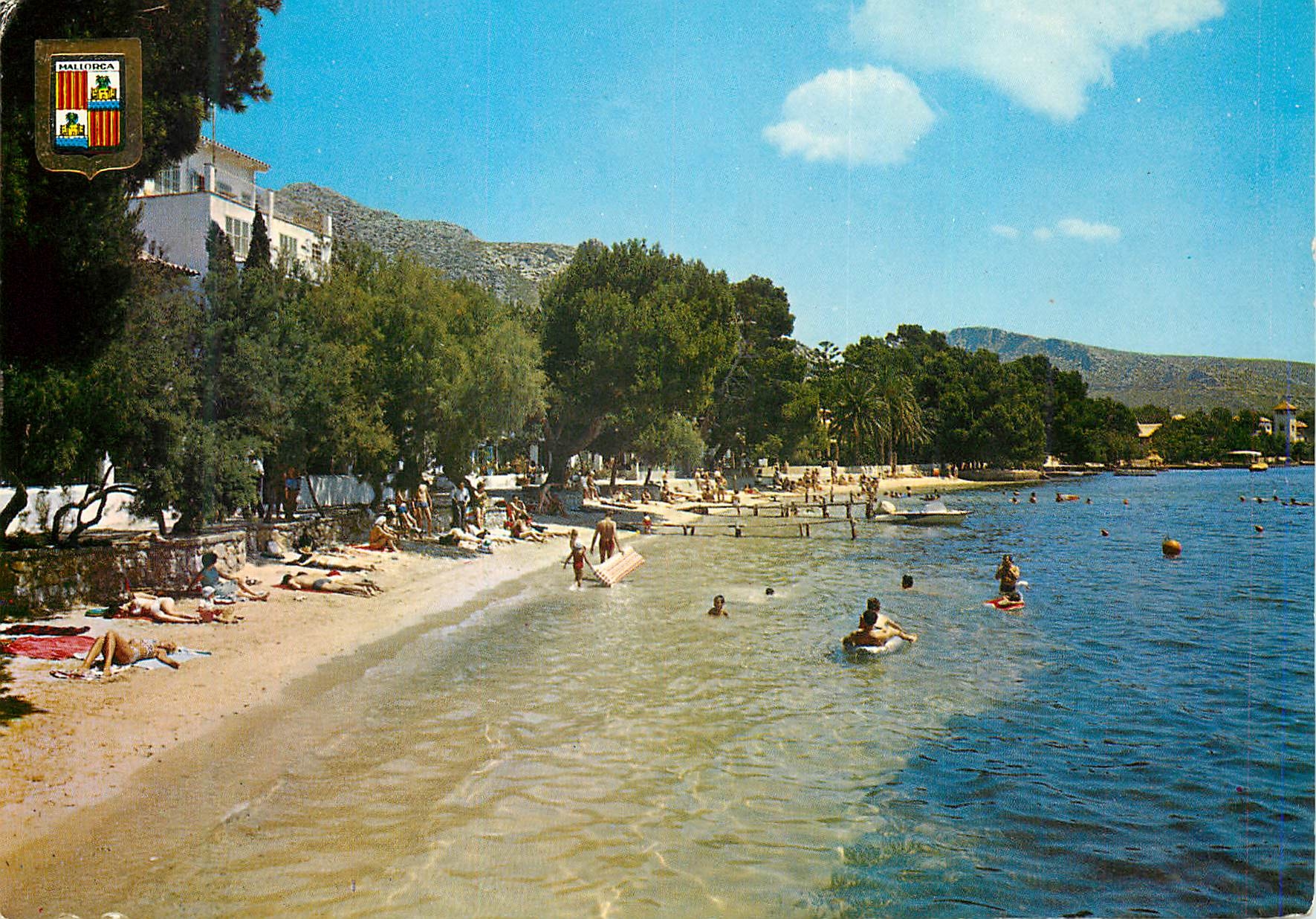 CPM N 1862 mallorca vue partielle de la plage